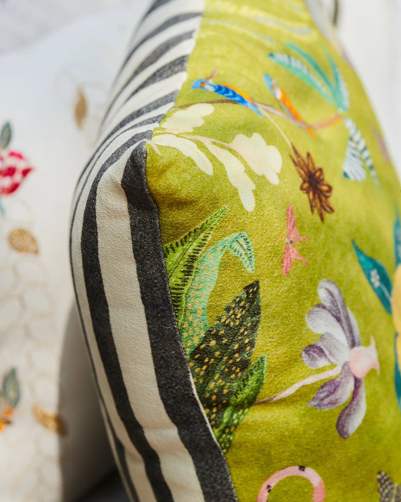 Garo Cushion Cover - Moss Green - Image 2