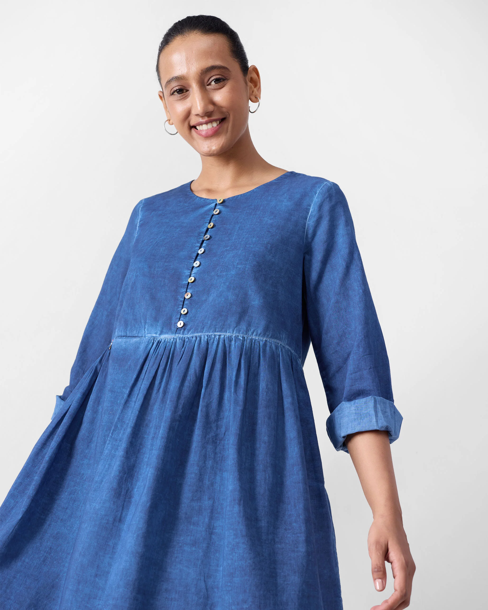 Geisha Kurta - Blue - Image 6
