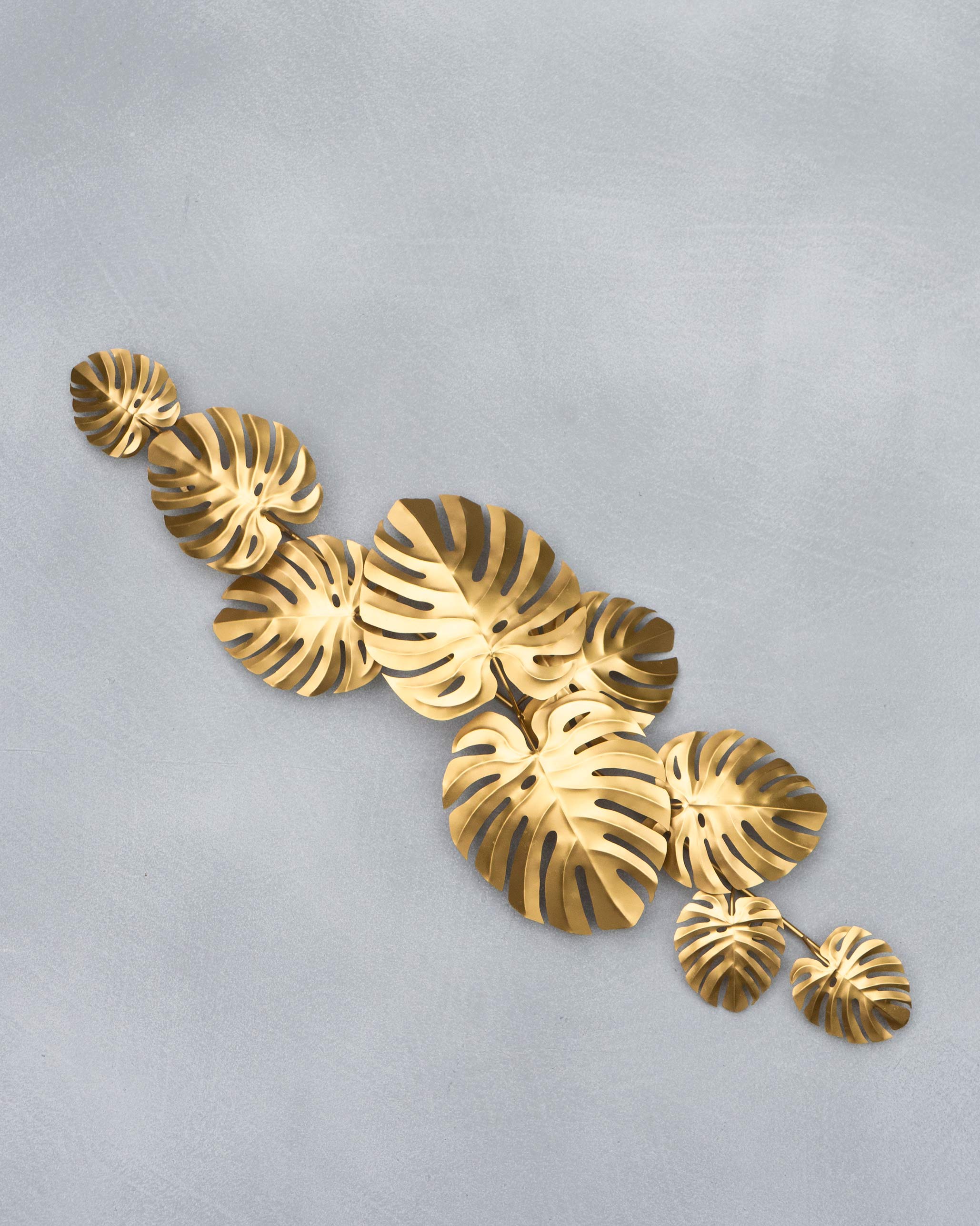 Gilded Monstera Home Accent - Image 3