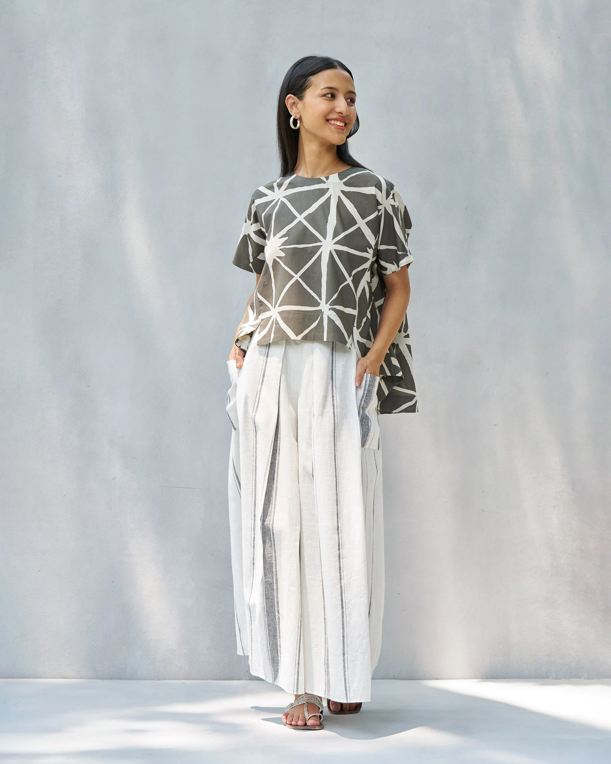 Gina Top - Stone & Ivory - Image 6