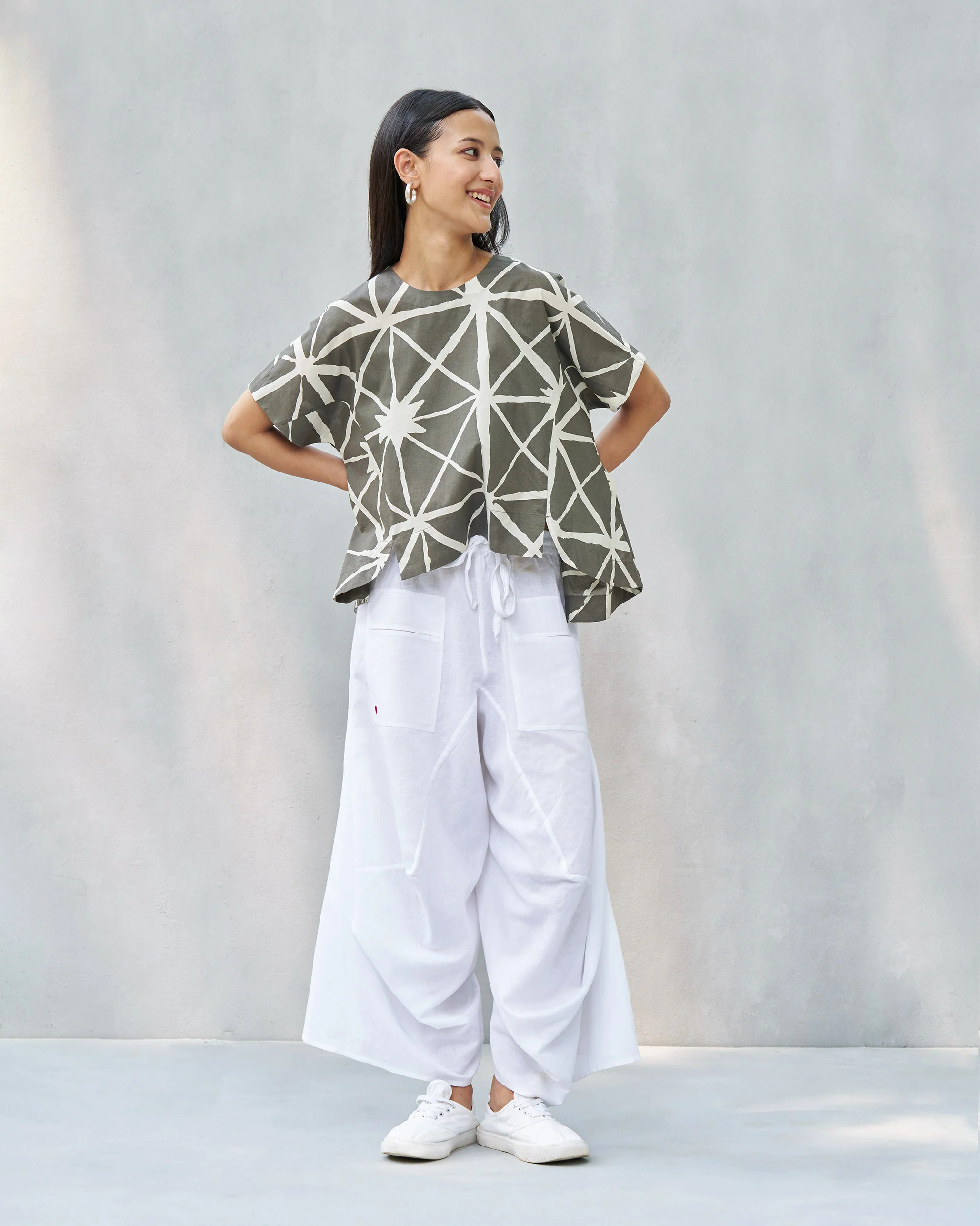 Gina Top - Stone & Ivory - Image 7