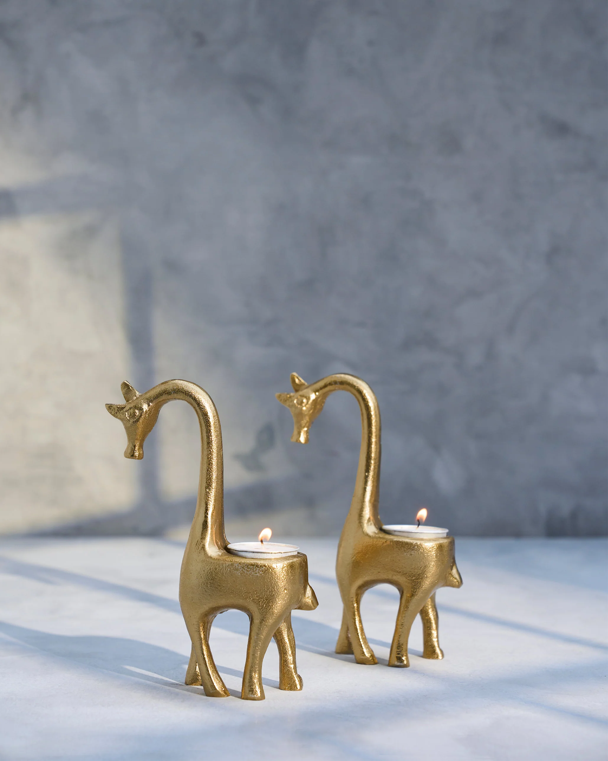 Giraffe Tealight Holder (Set of 2) - Image 2