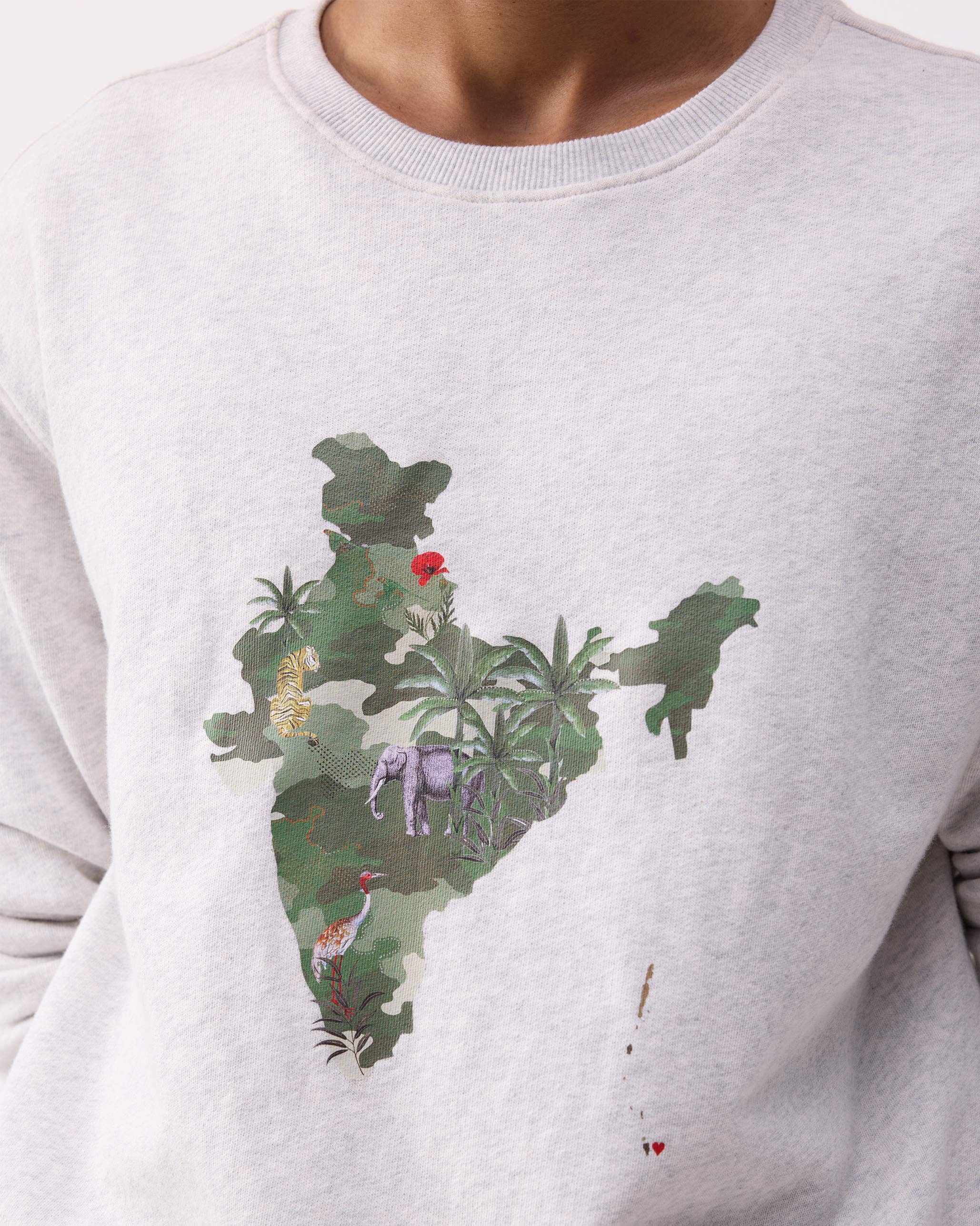 Glacier Sweatshirt - Light Grey - Image 2