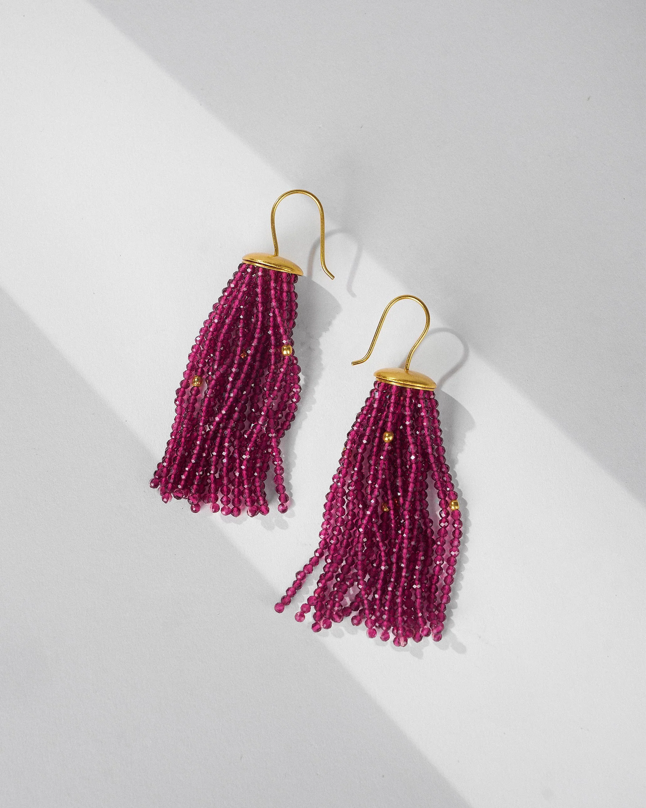 Glass Tassel - Magenta - Image 3