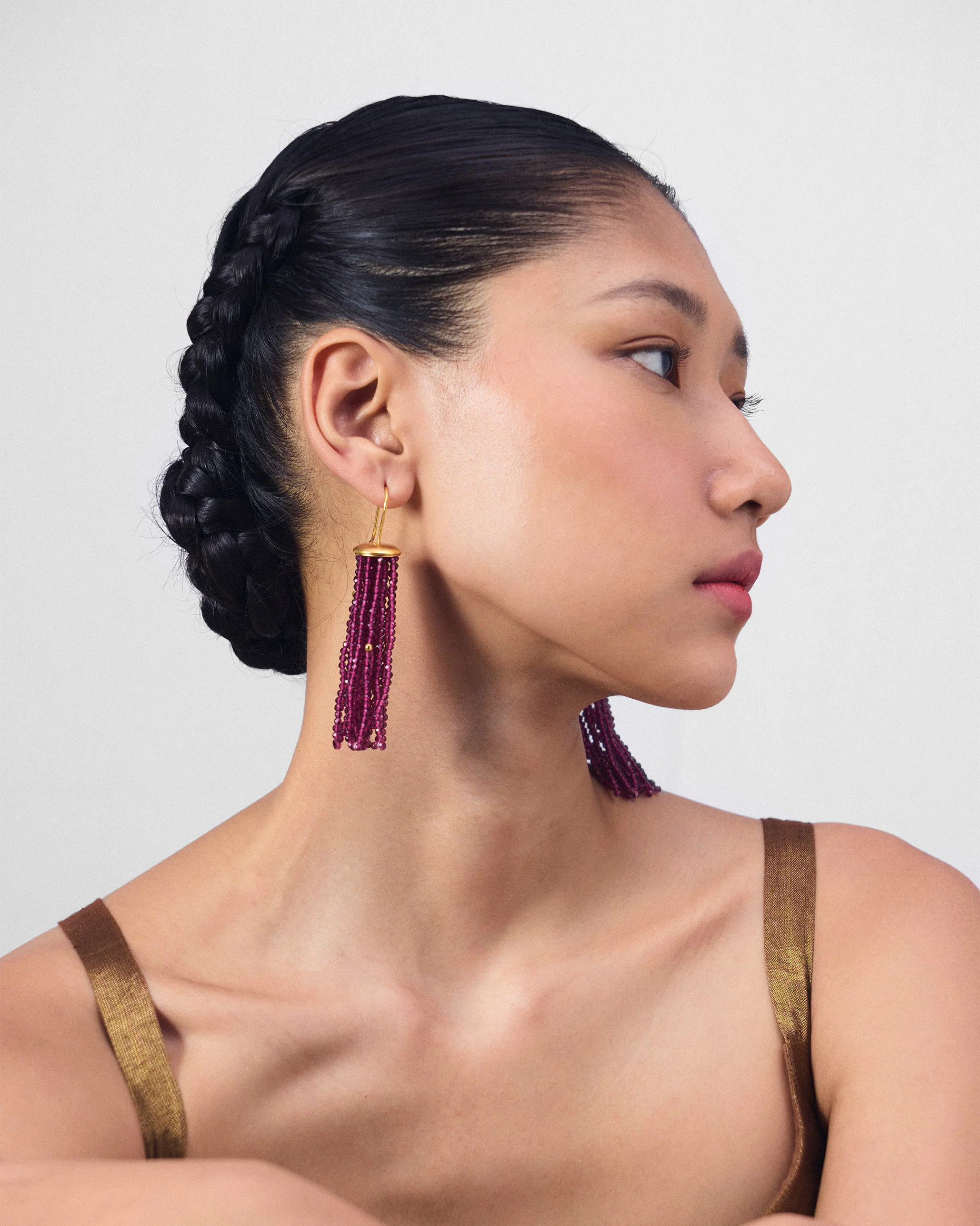 Glass Tassel - Magenta - Image 5