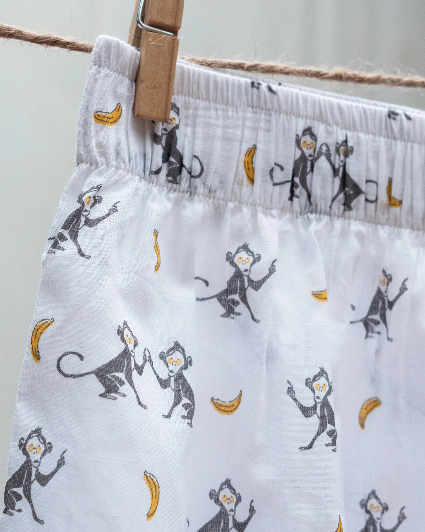 Going Bananas Boxers (Set of 2) - Grey & Yellow - Image 3