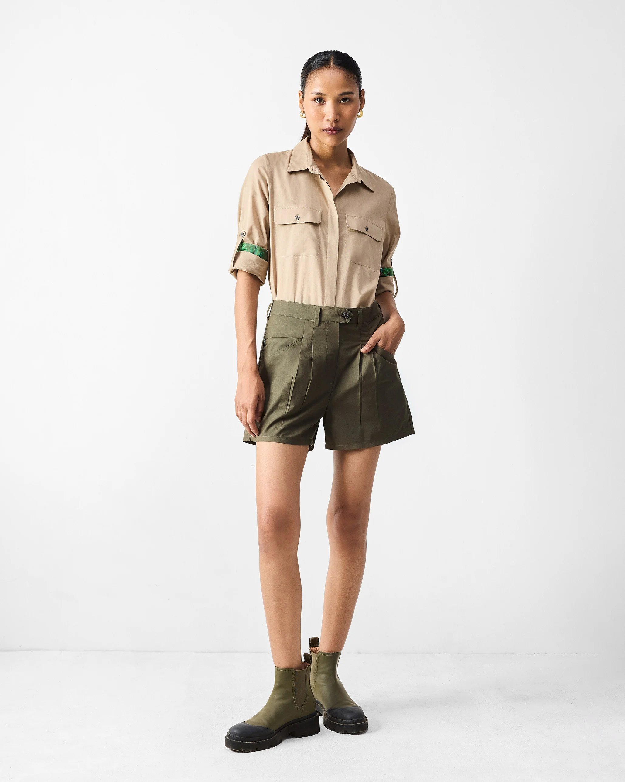 Gokarna Shorts - Olive - Image 6