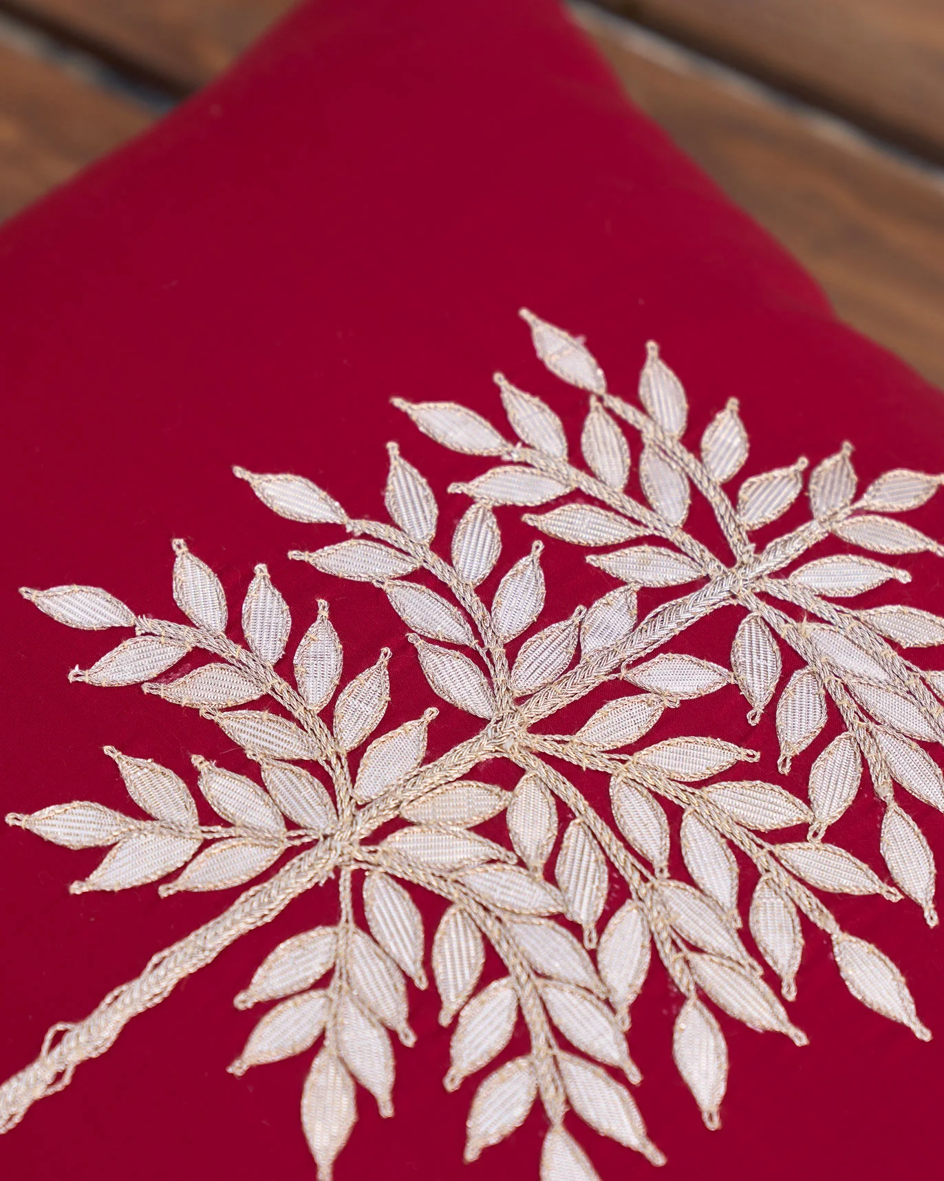 Golden Palm Cushion Cover - Image 2