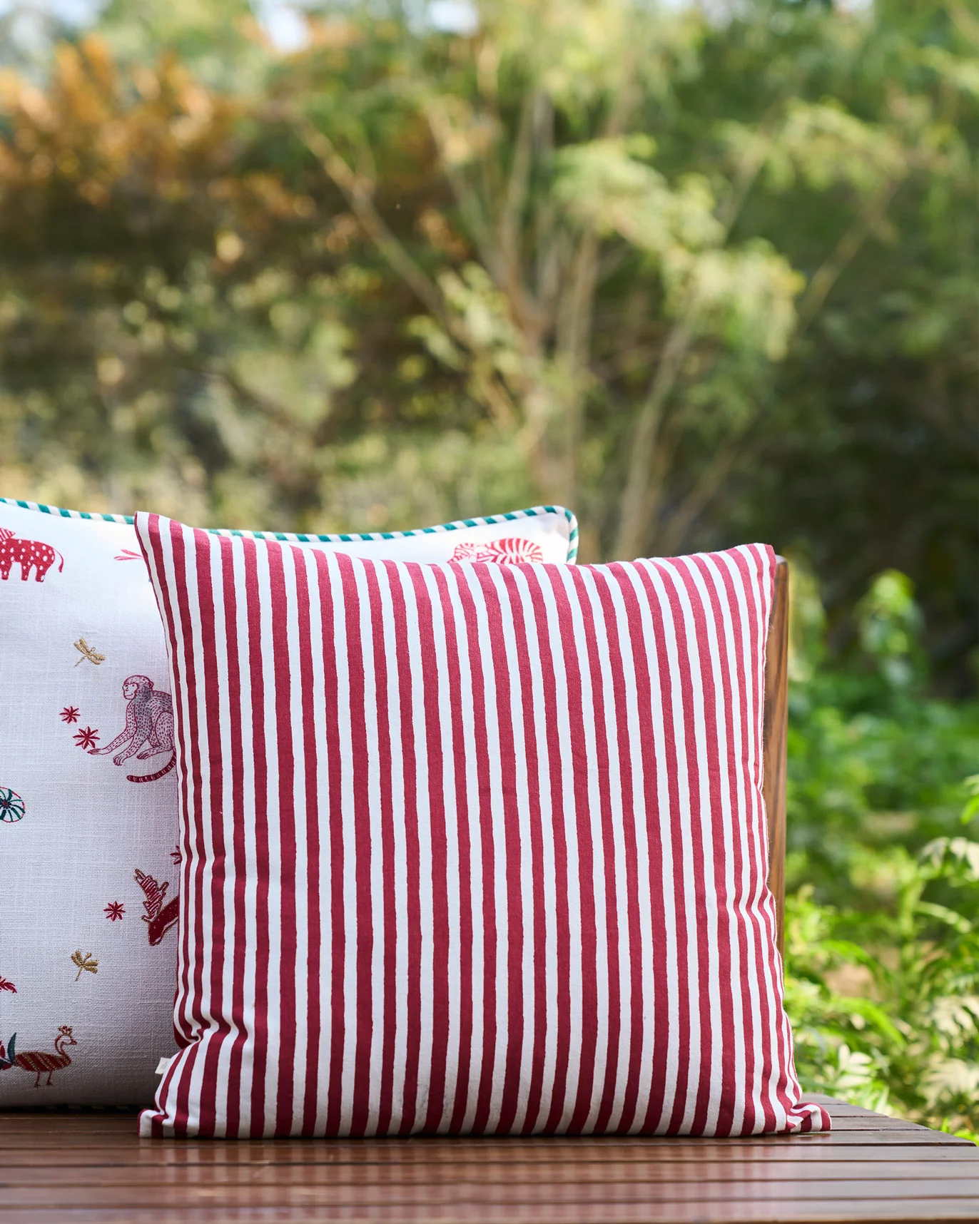 Golden Palm Cushion Cover - Image 3