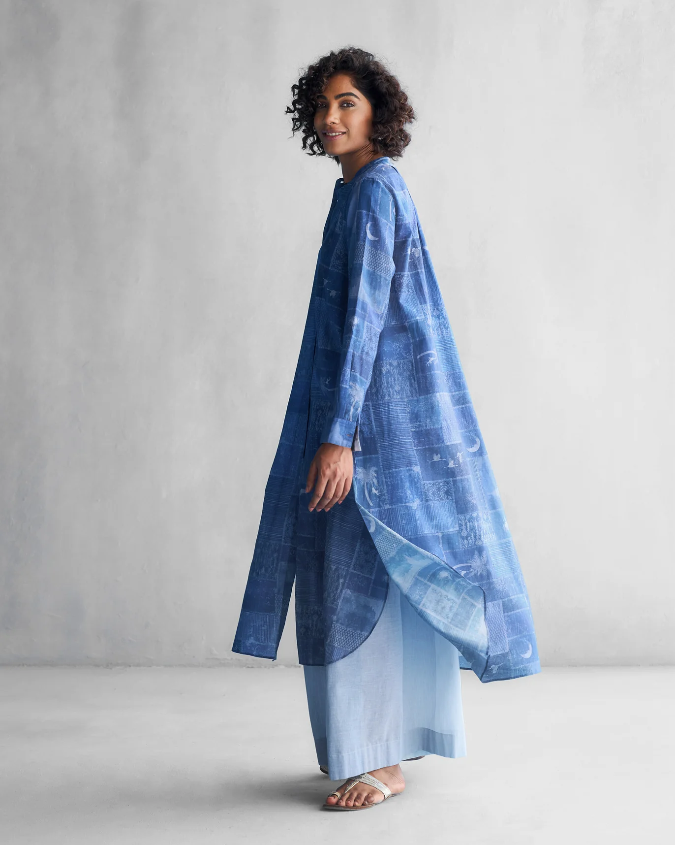 Good Opening Kurta - Navy - Image 4
