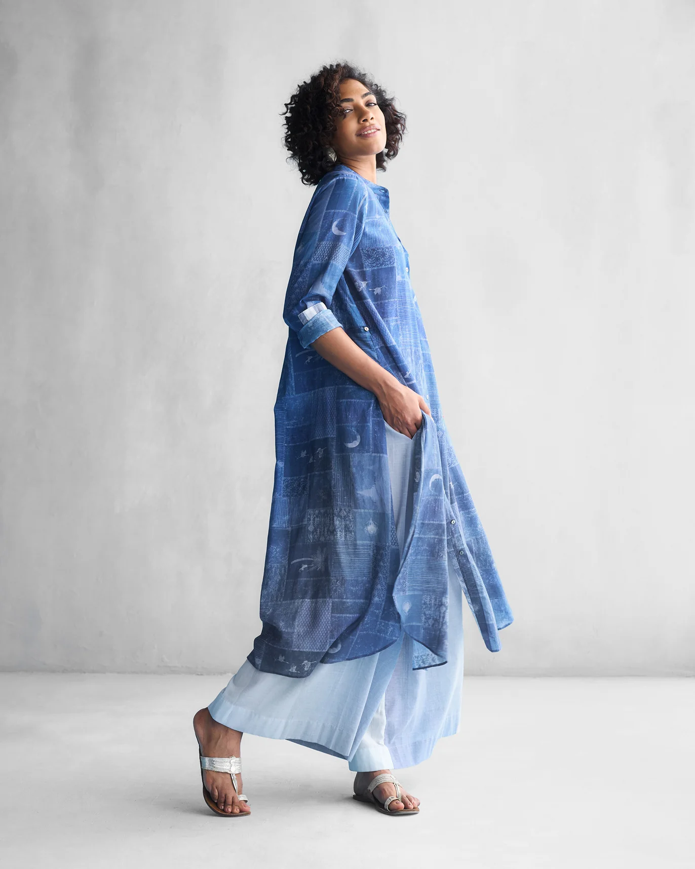 Good Opening Kurta - Navy - Image 6