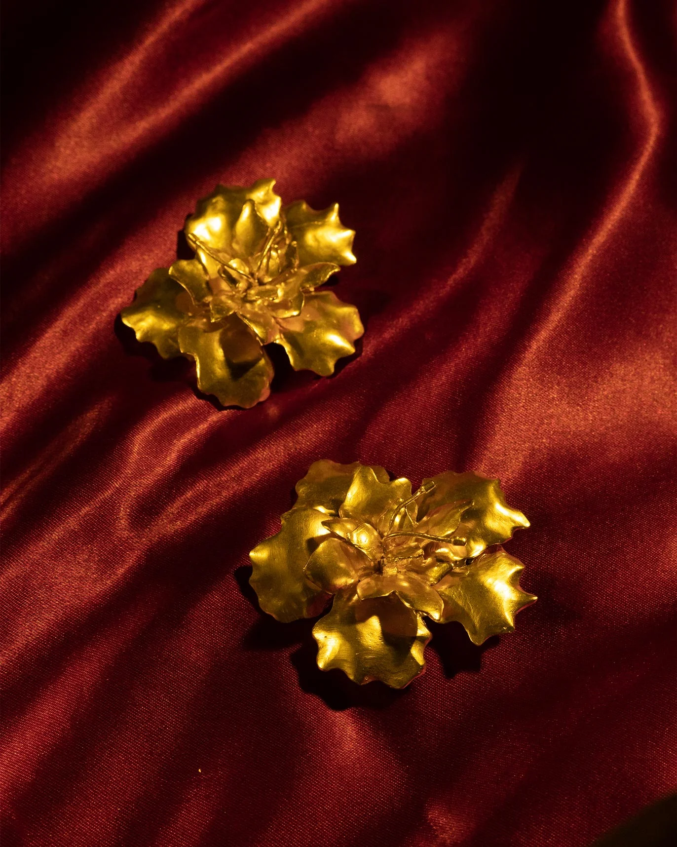 Gudhal Earrings - Gold - Image 2