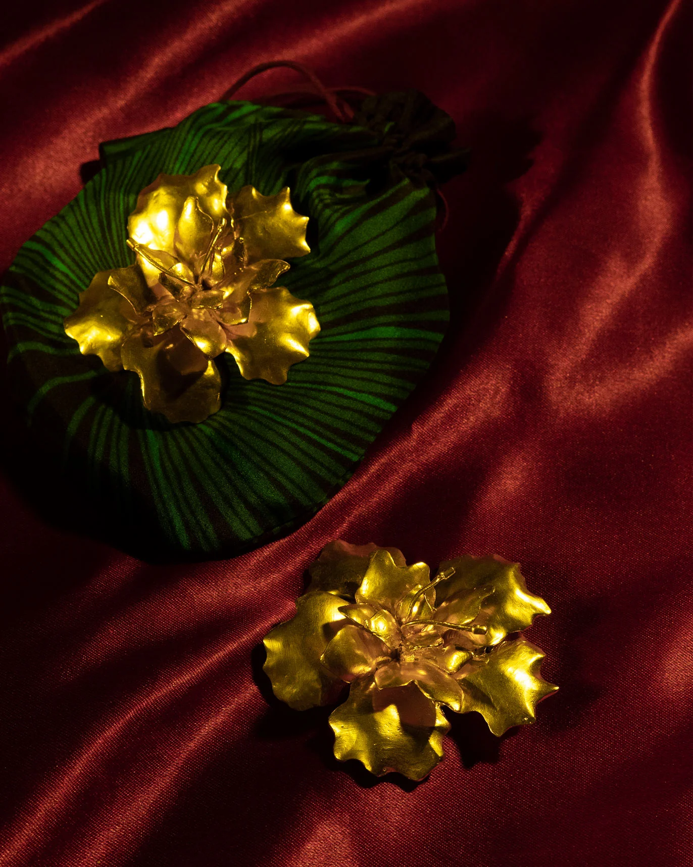 Gudhal Earrings - Gold - Image 4