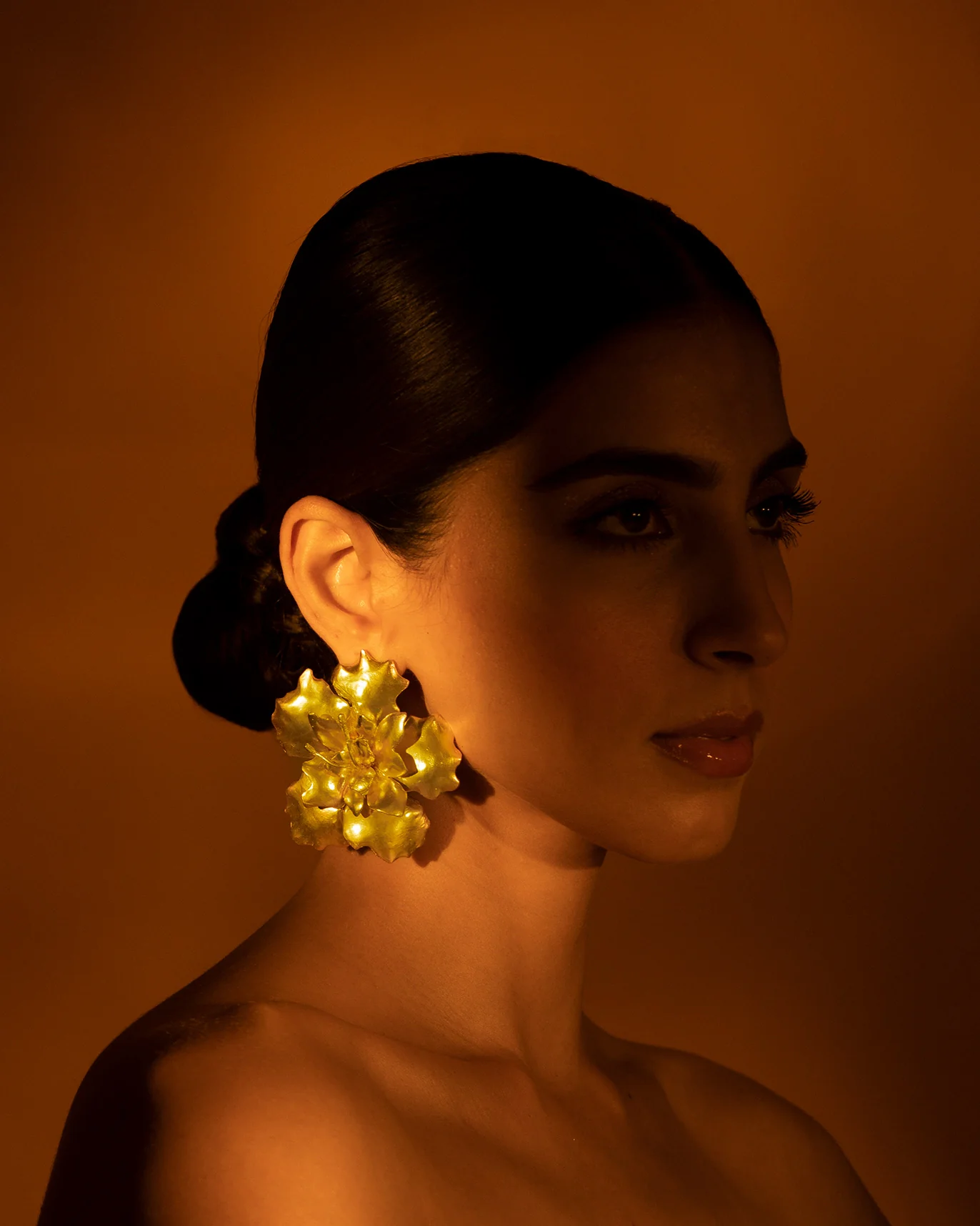 Gudhal Earrings - Gold - Image 6