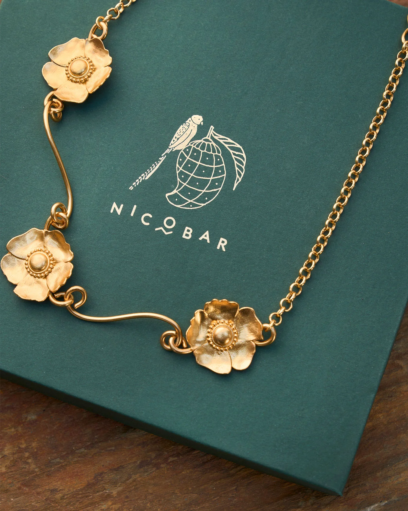 Gul Necklace - Antique Gold - Image 3