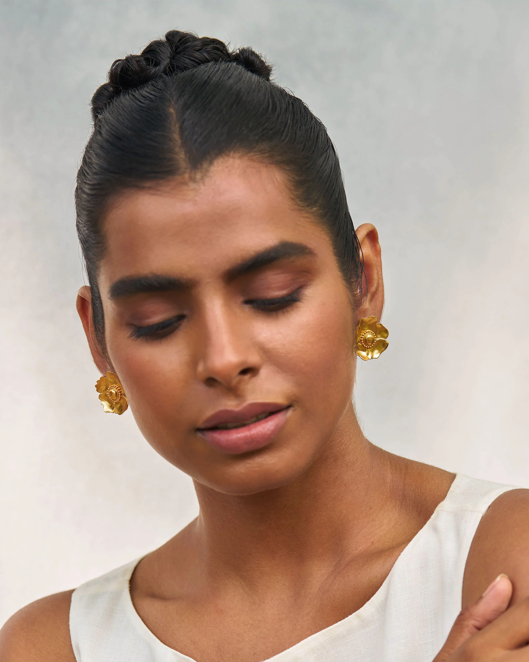 Gul Studs - Antique Gold - Image 4