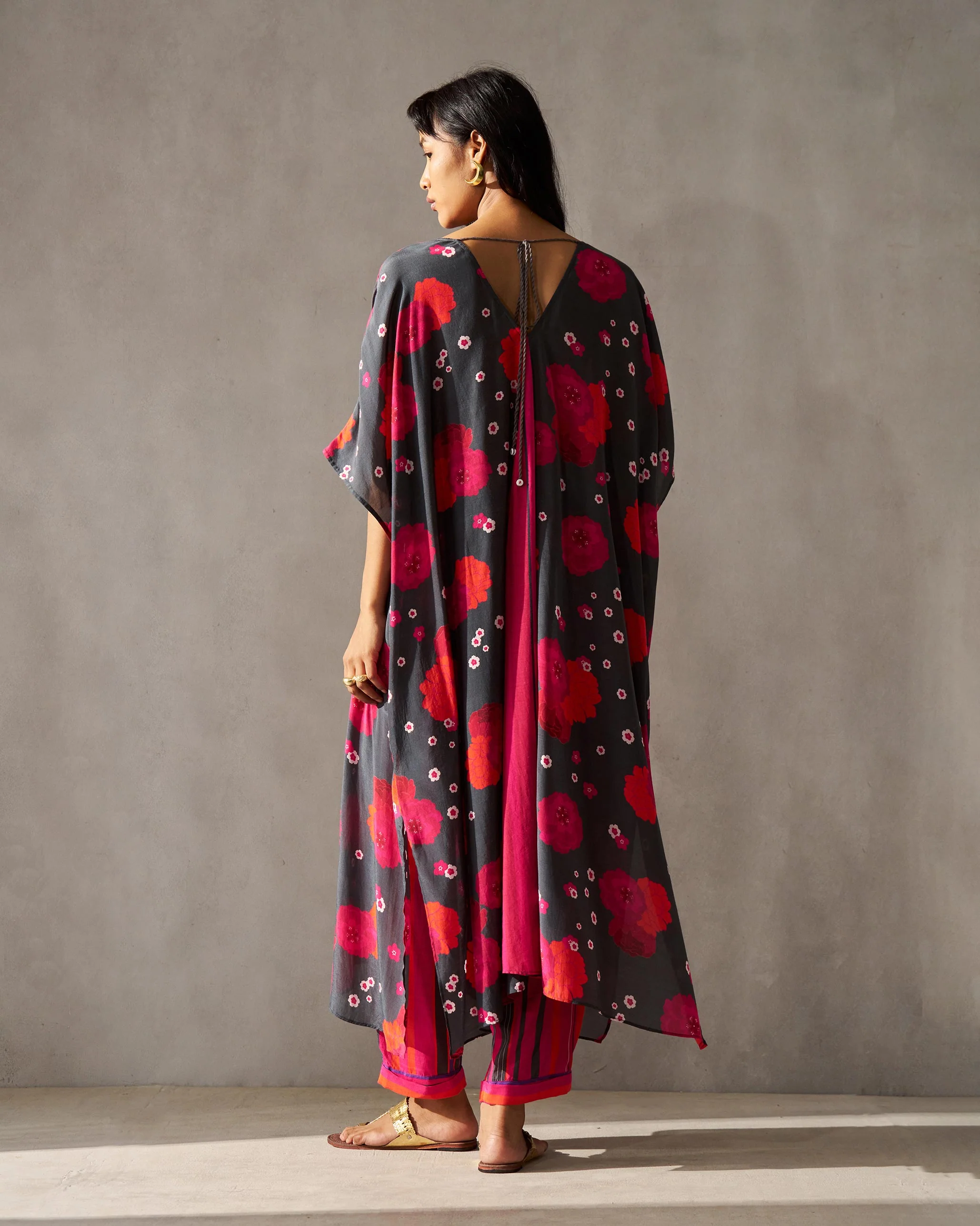 Gusset Kaftan - Multi Color - Image 4