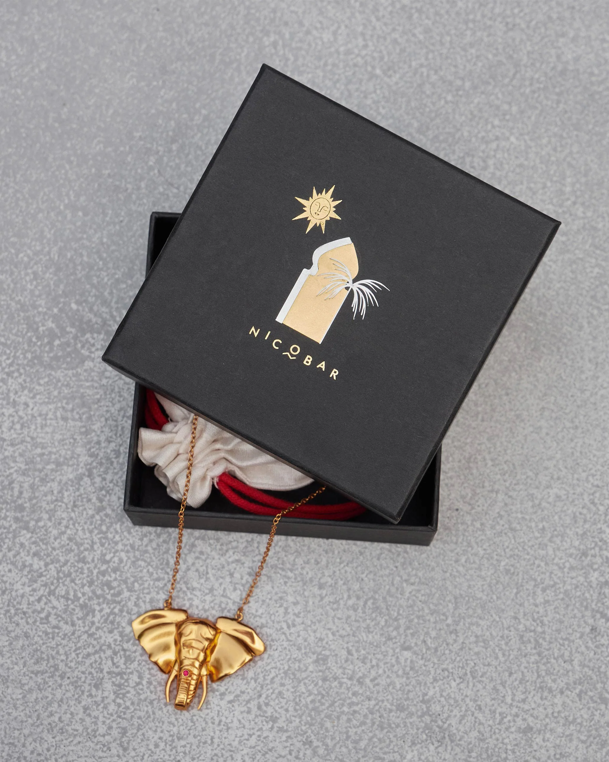 Haathi Necklace - Gold - Image 3