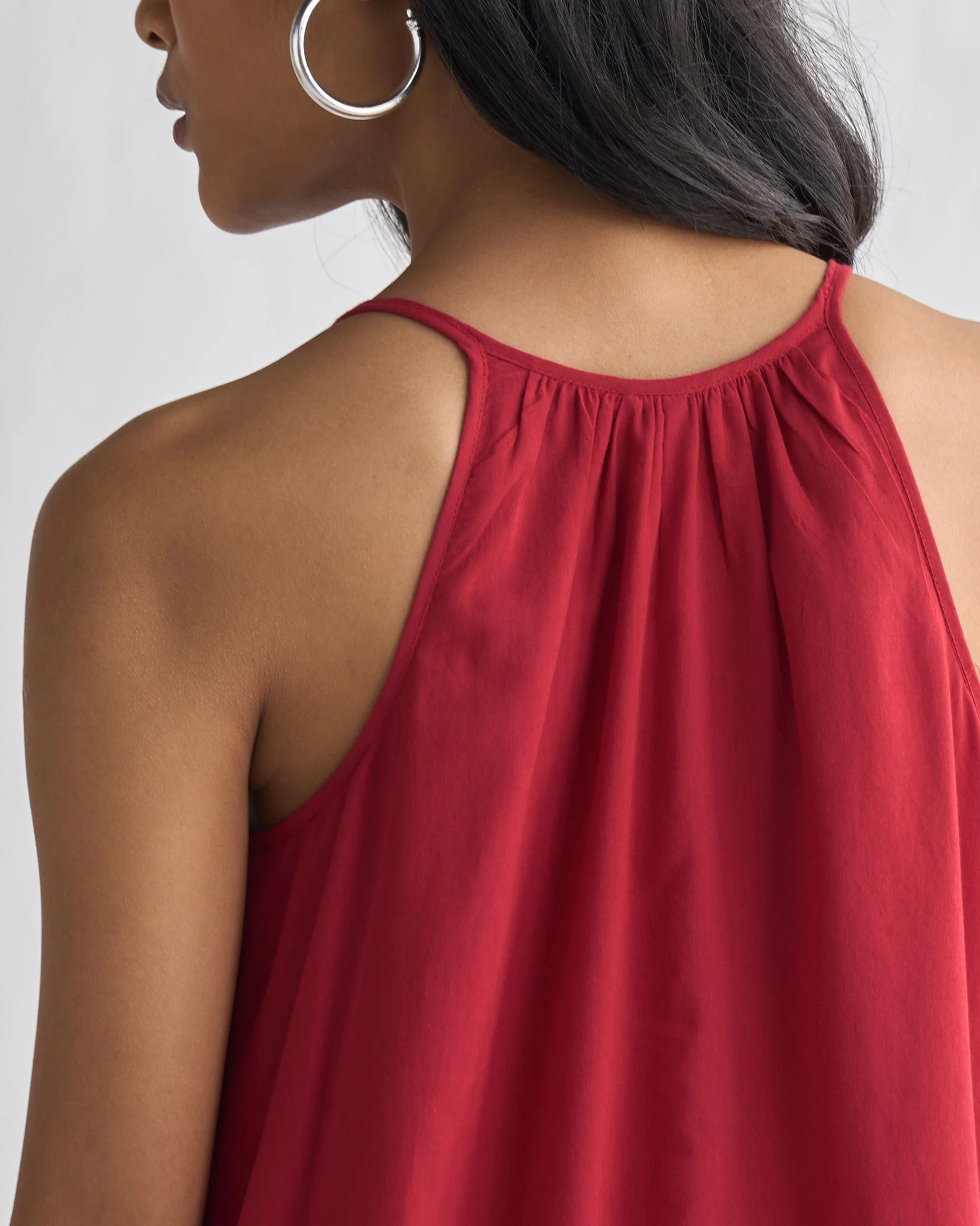 Habari Strappy Dress - Red - Image 3
