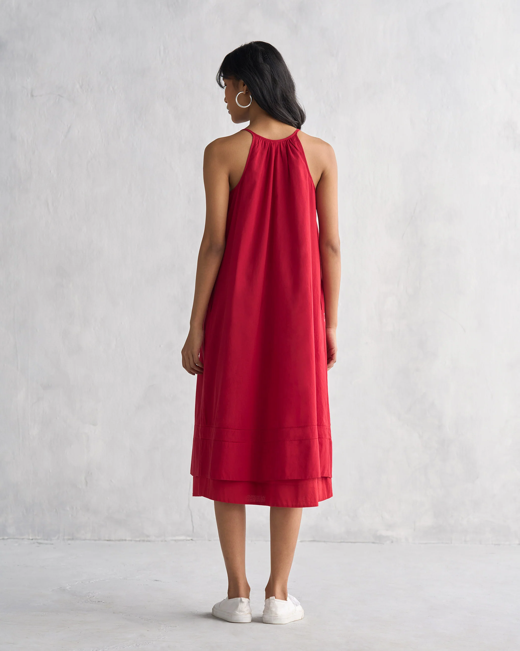 Habari Strappy Dress - Red - Image 4
