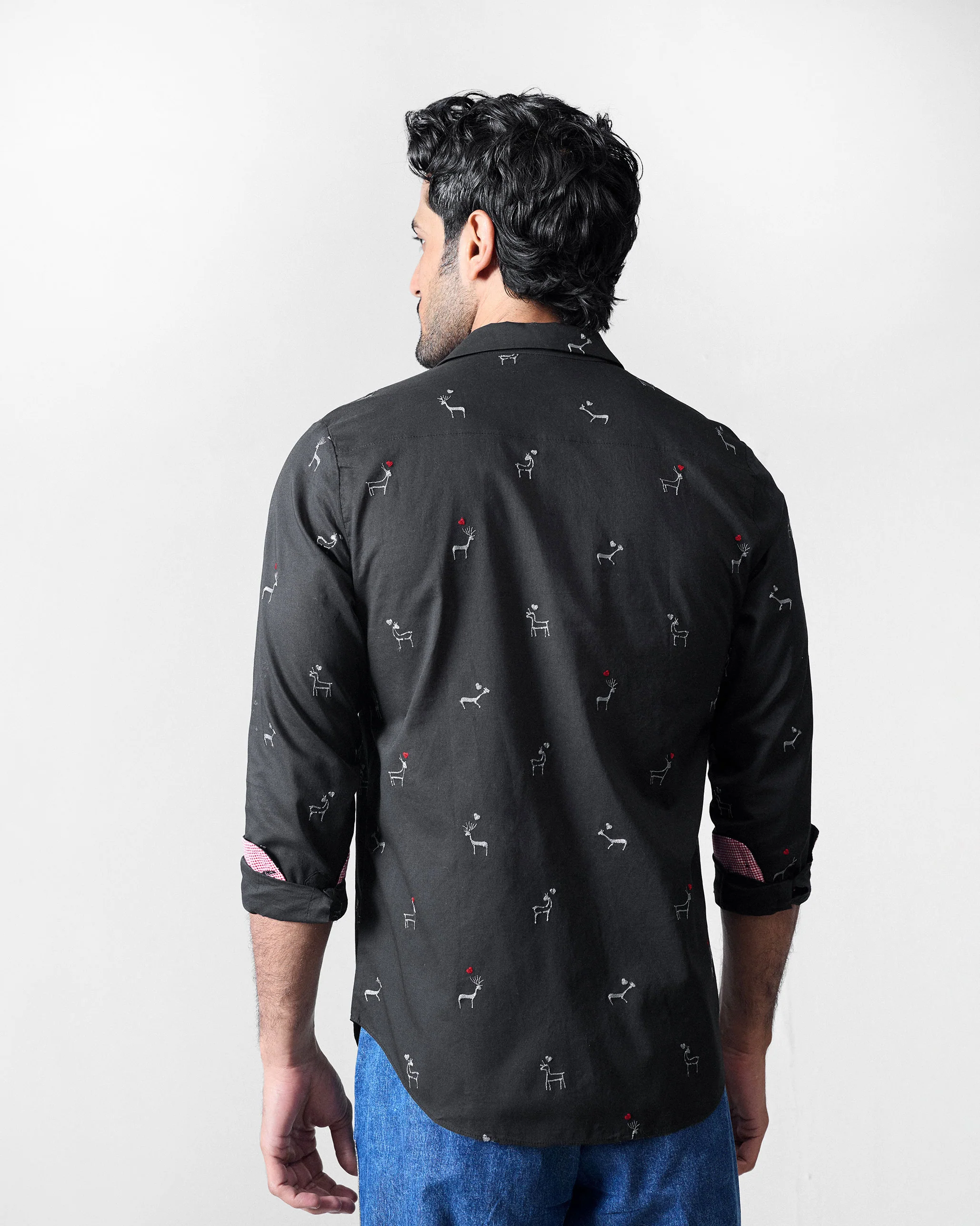 Hakuna Shirt - Black Embroidered - Image 3