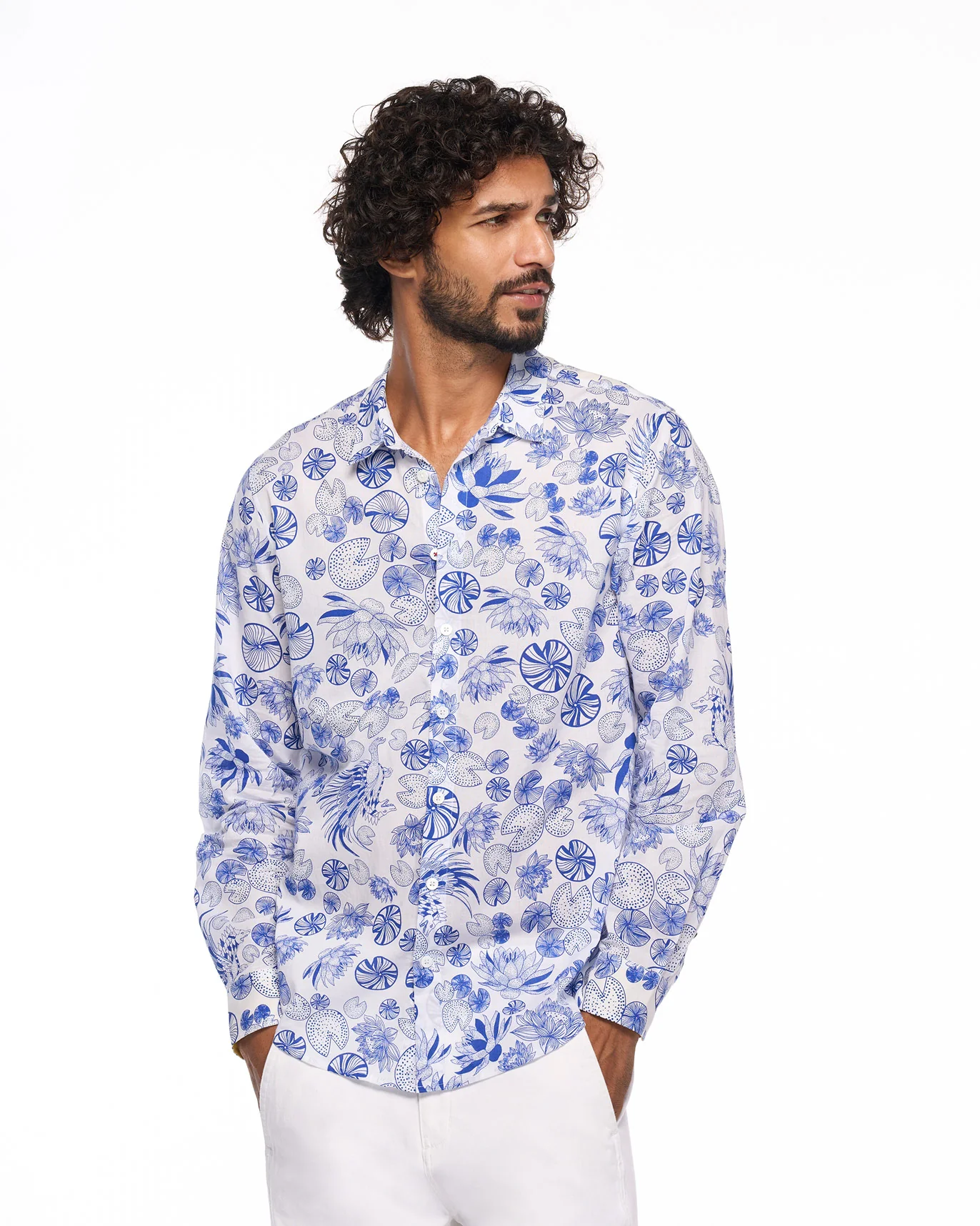 Hakuna Shirt - Blue & White - Image 6