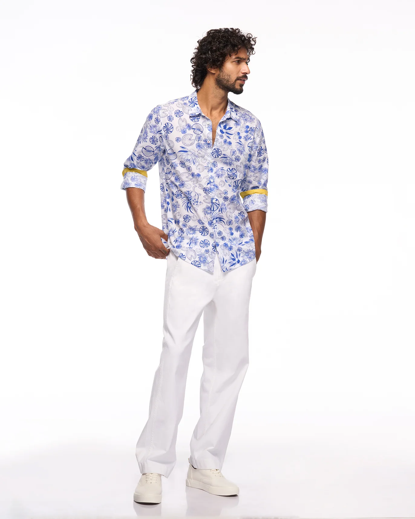 Hakuna Shirt - Blue & White - Image 7