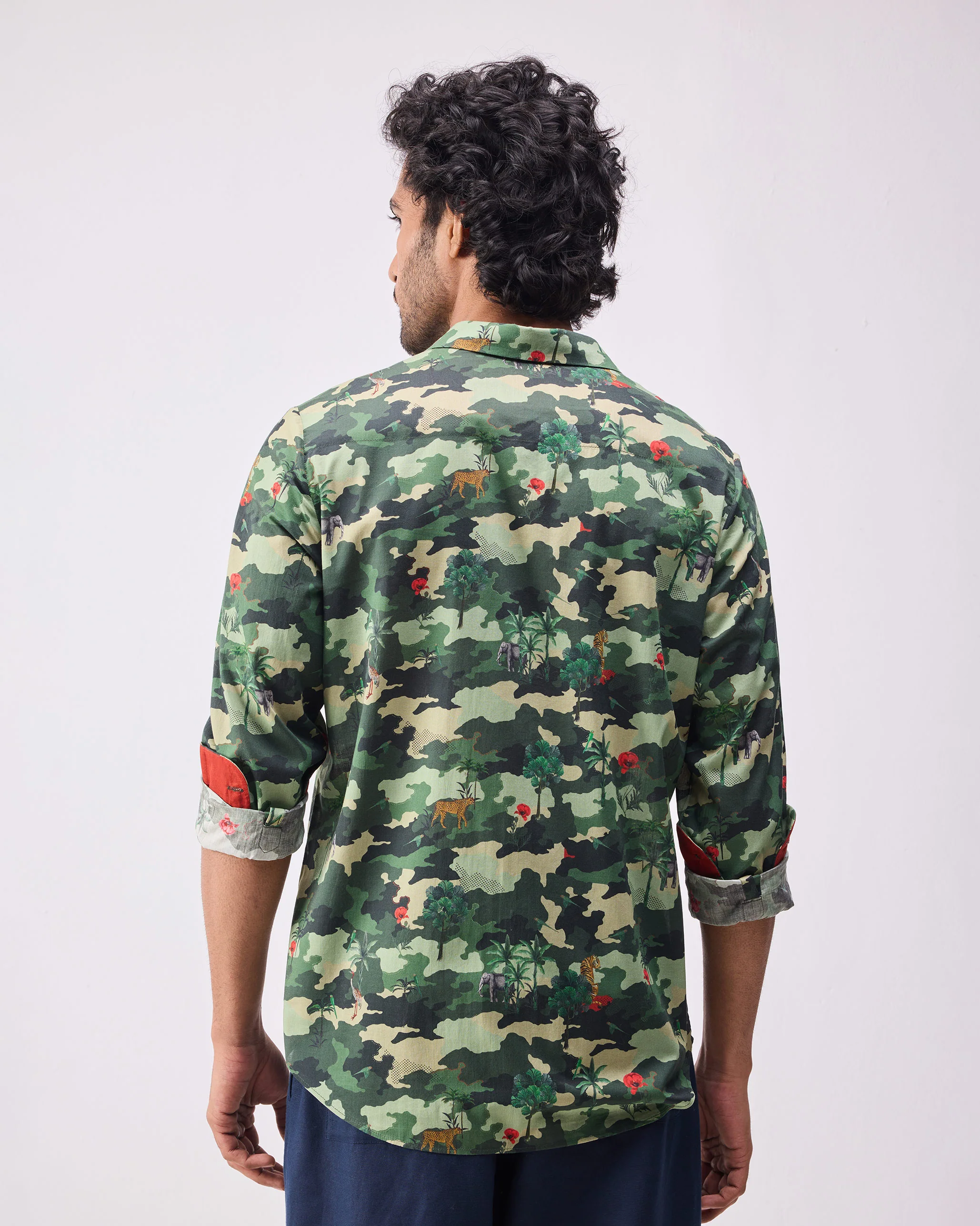 Hakuna Shirt - Dark Green Print - Image 4