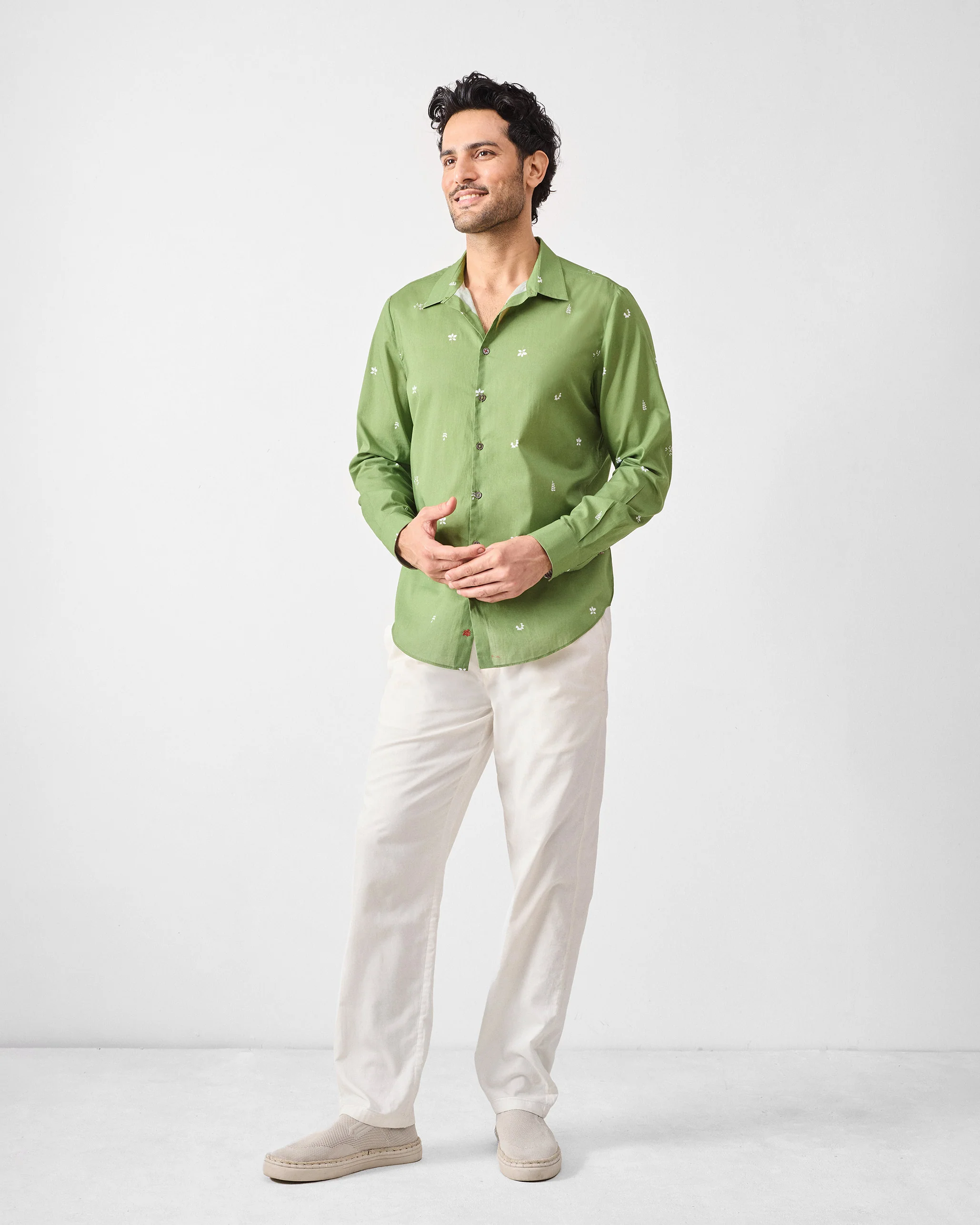 Hakuna Shirt - Green Printed - Image 7