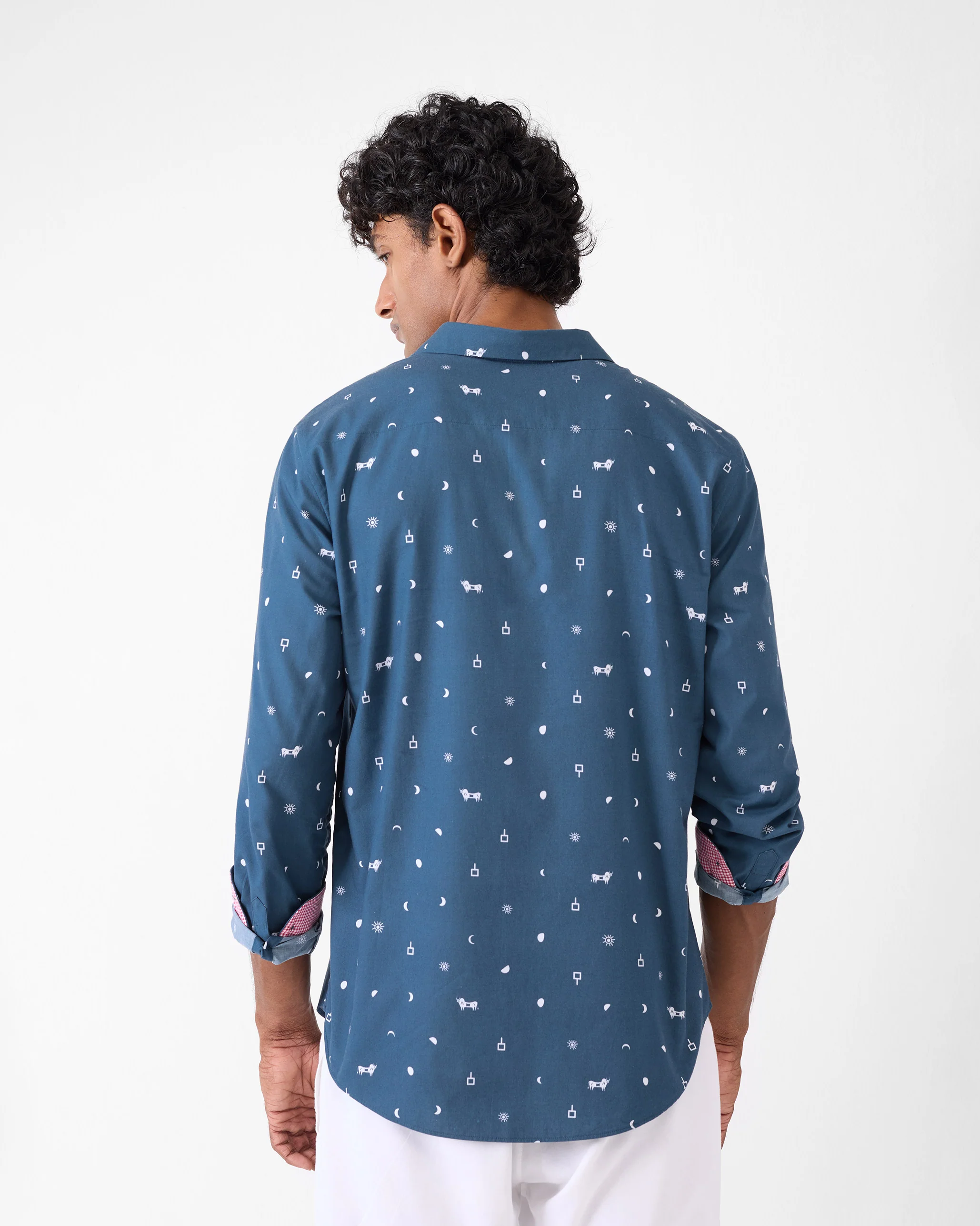 Hakuna Shirt - Navy Print - Image 2