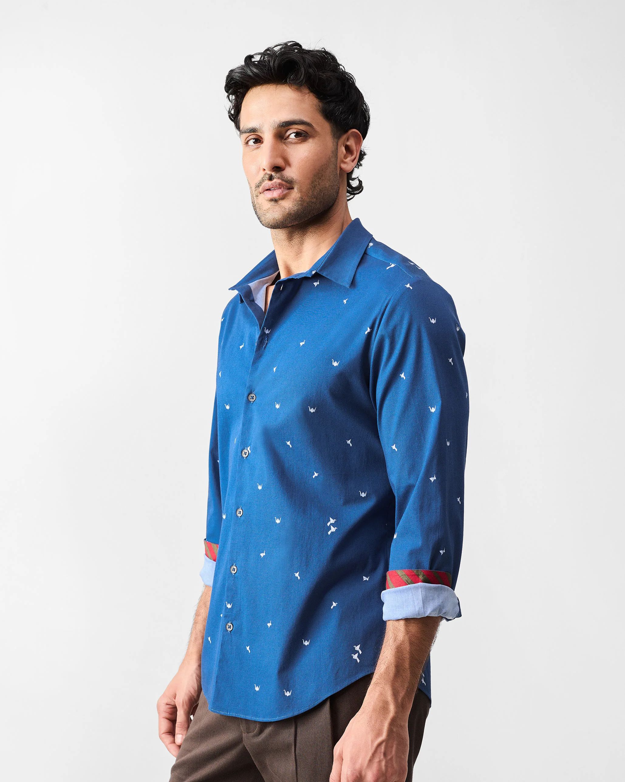 Hakuna Shirt - Navy & White Print - Image 4
