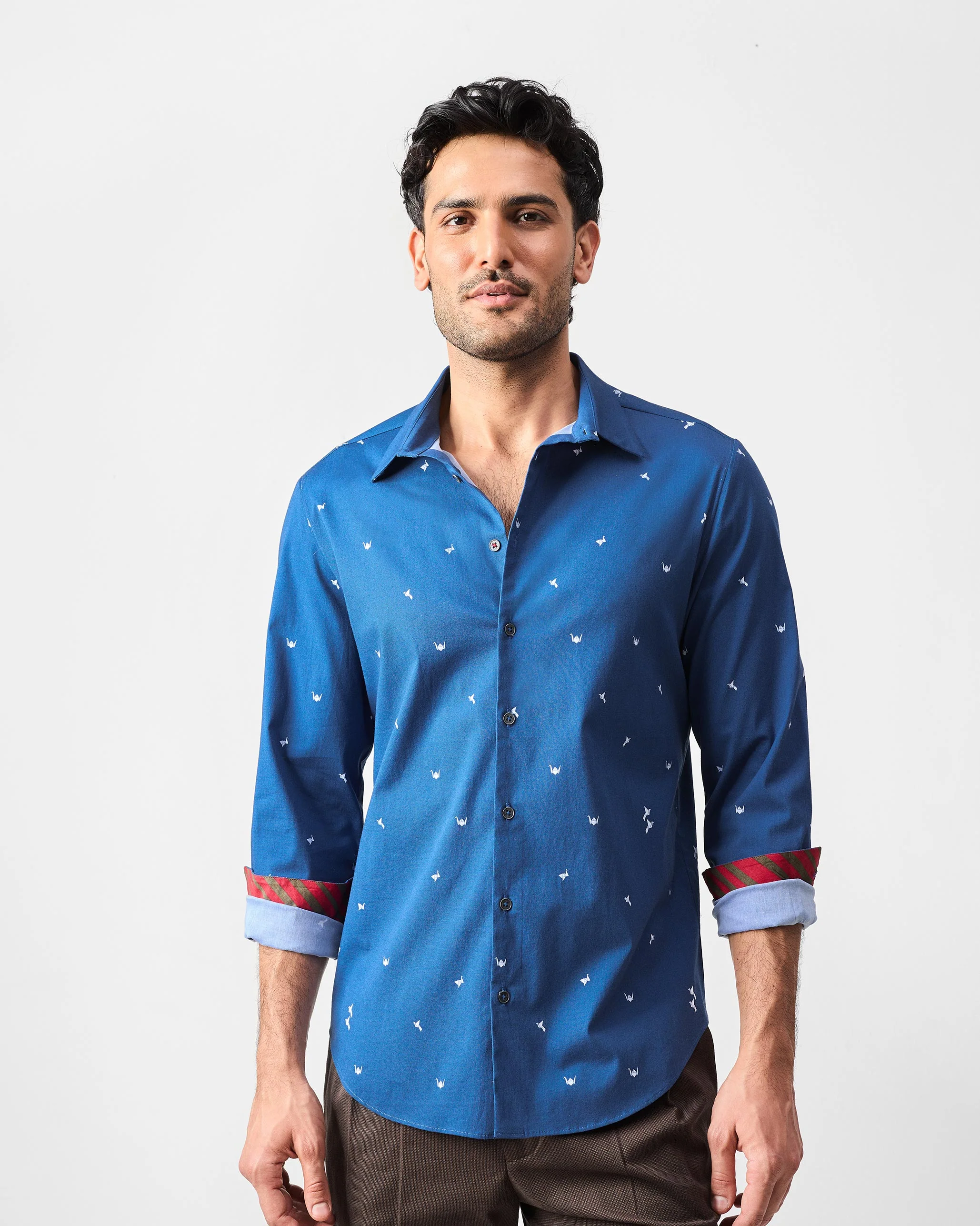 Hakuna Shirt - Navy & White Print - Image 6
