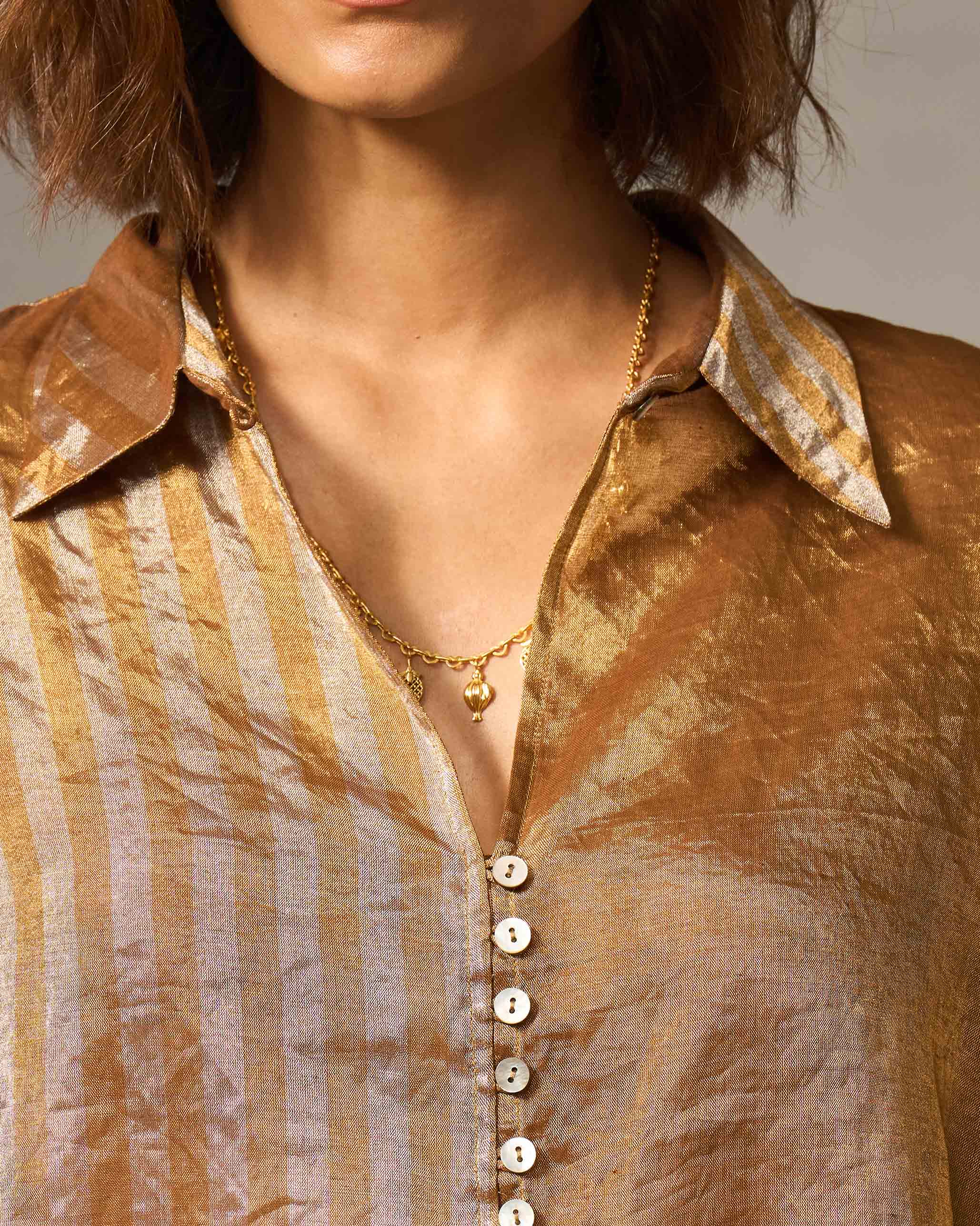 Hala Tunic - Gold & Silver - Image 3