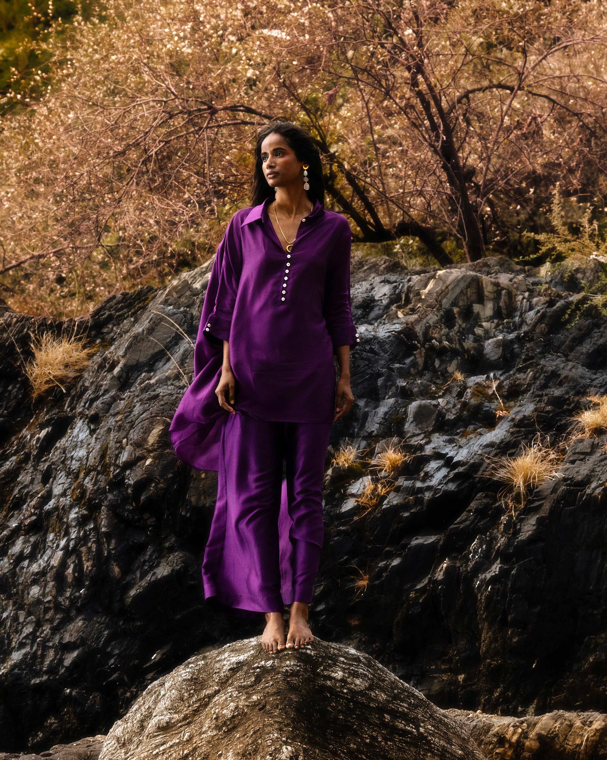 Hala Tunic - Purple - Image 3