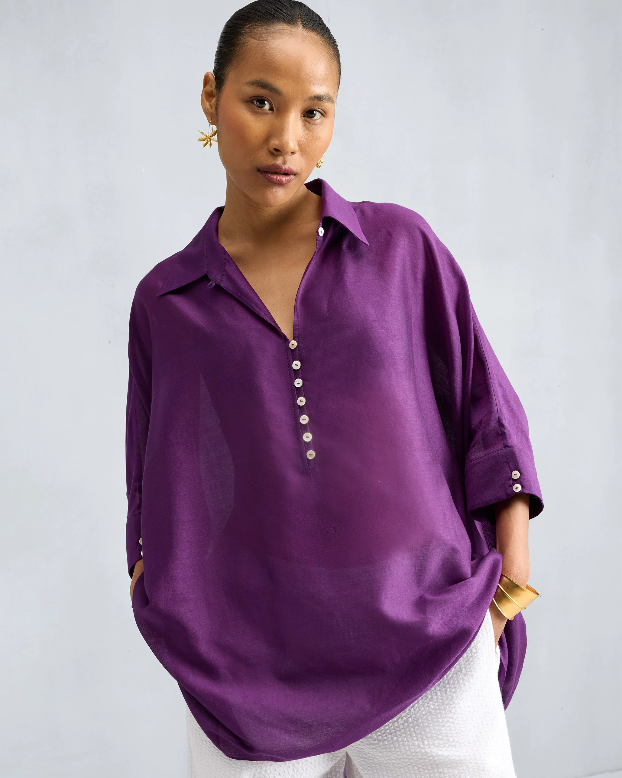 Hala Tunic - Purple - Image 9