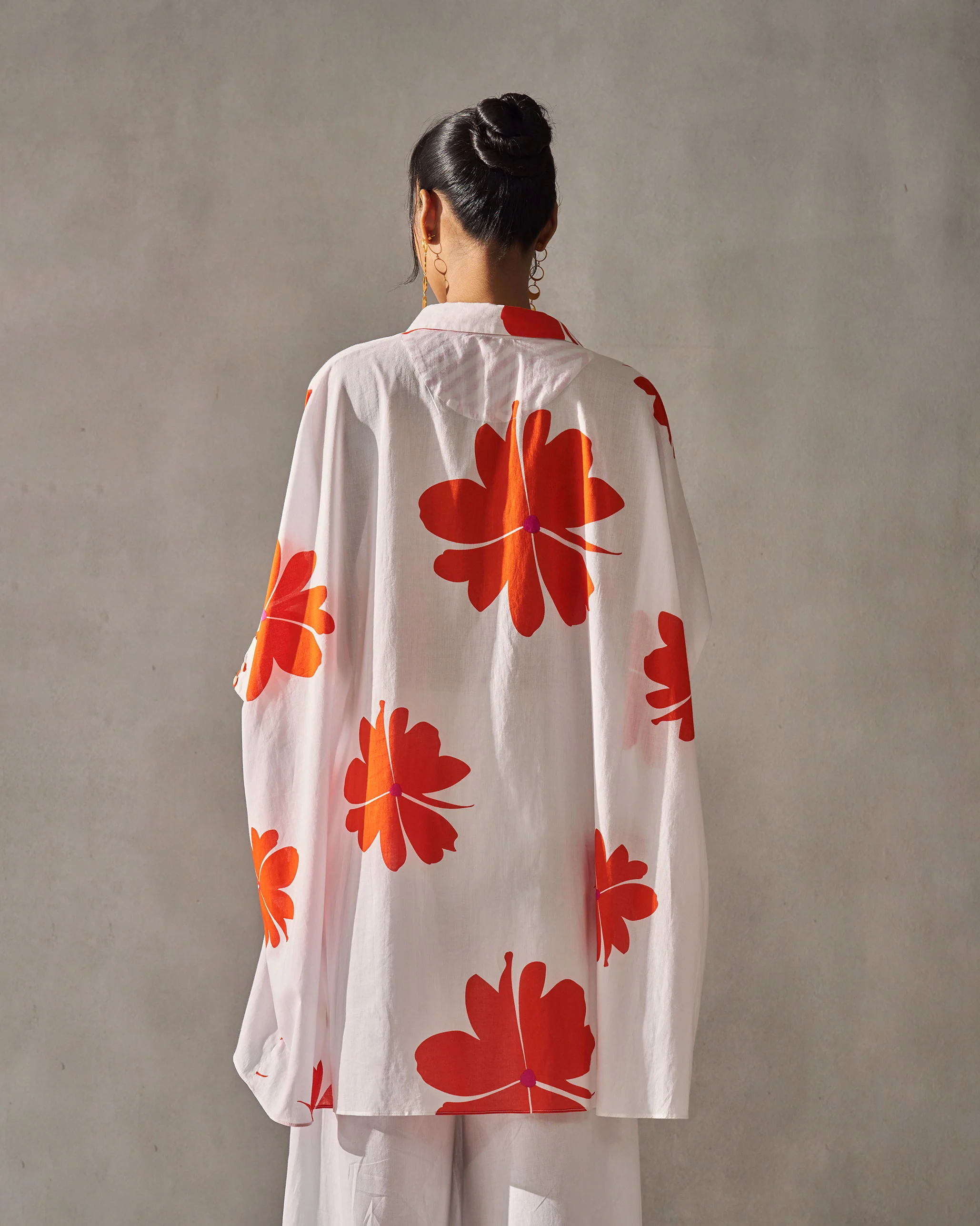 Hala Tunic - White & Orange - Image 5