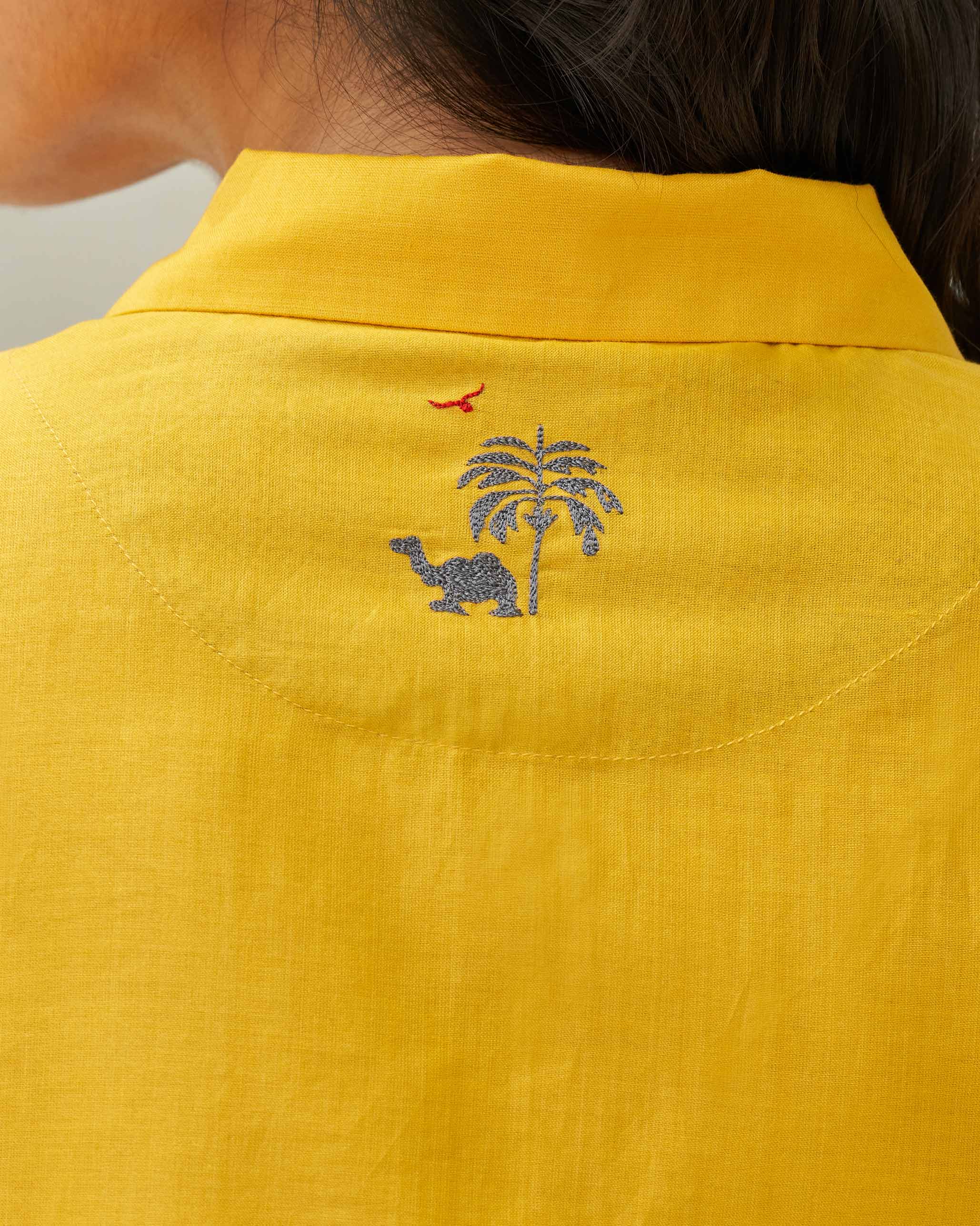 Hala Tunic - Yellow - Image 4
