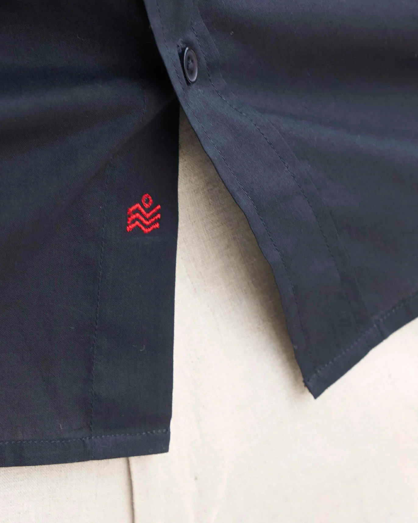Half Sleeve Shirt - Black - Image 3