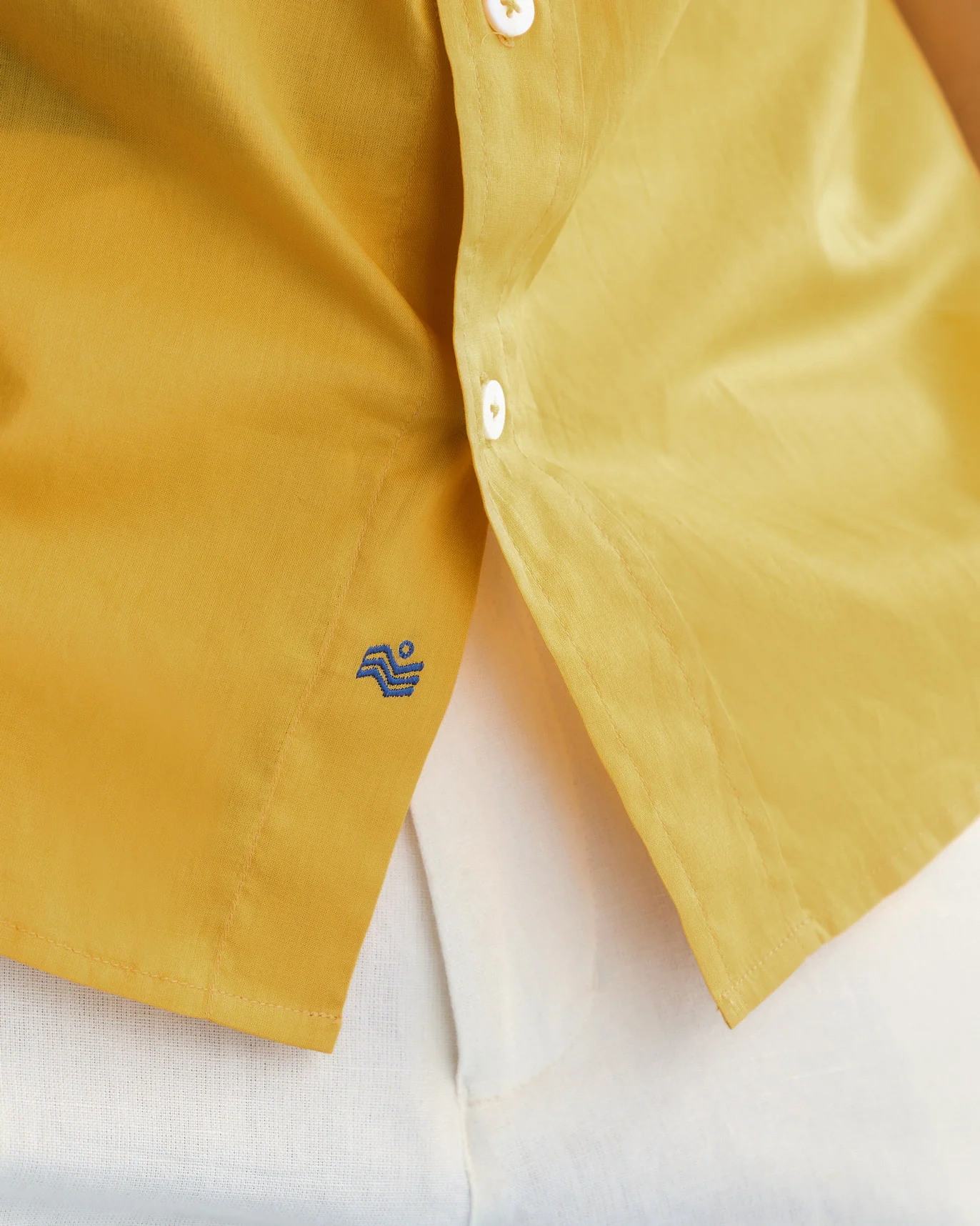 Half Sleeve Shirt - Ochre - Image 2