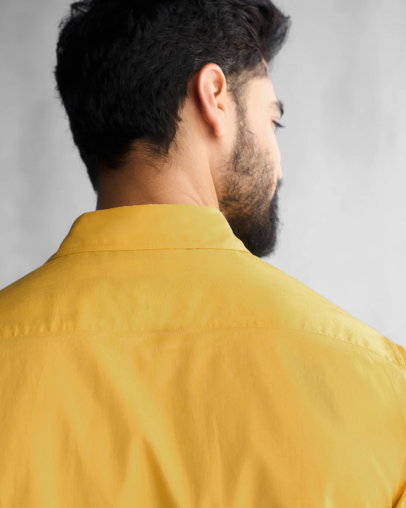 Half Sleeve Shirt - Ochre - Image 4