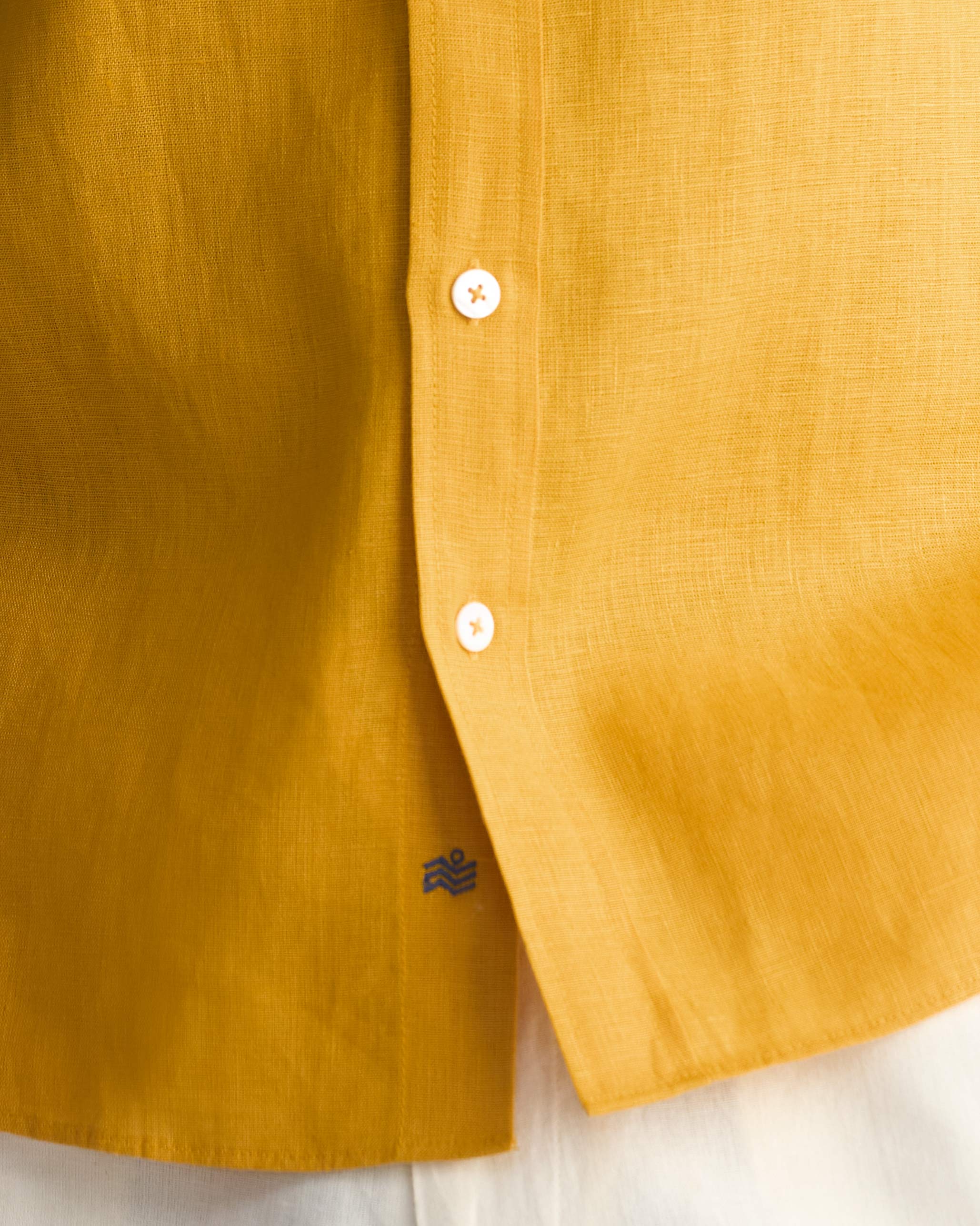 Half Sleeve Shirt - Ochre - Image 2