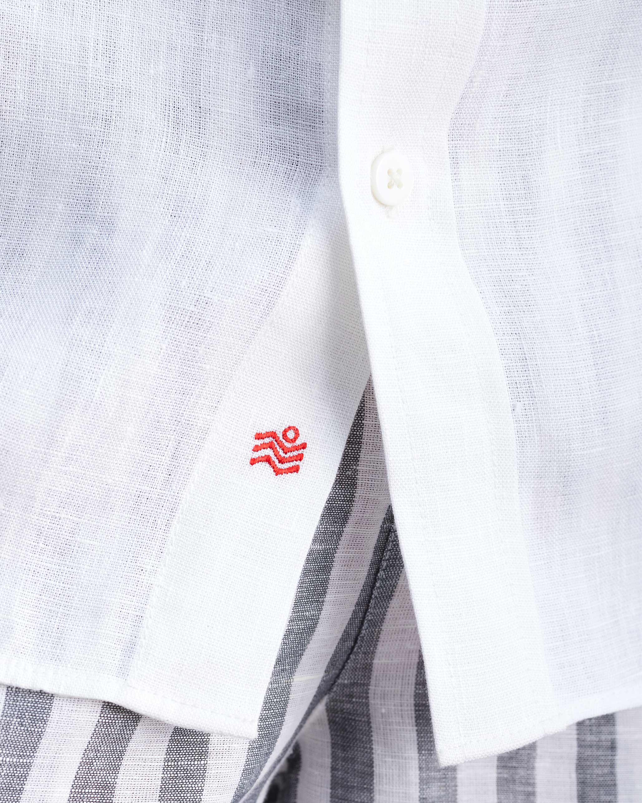Half Sleeve Shirt - White - Image 5