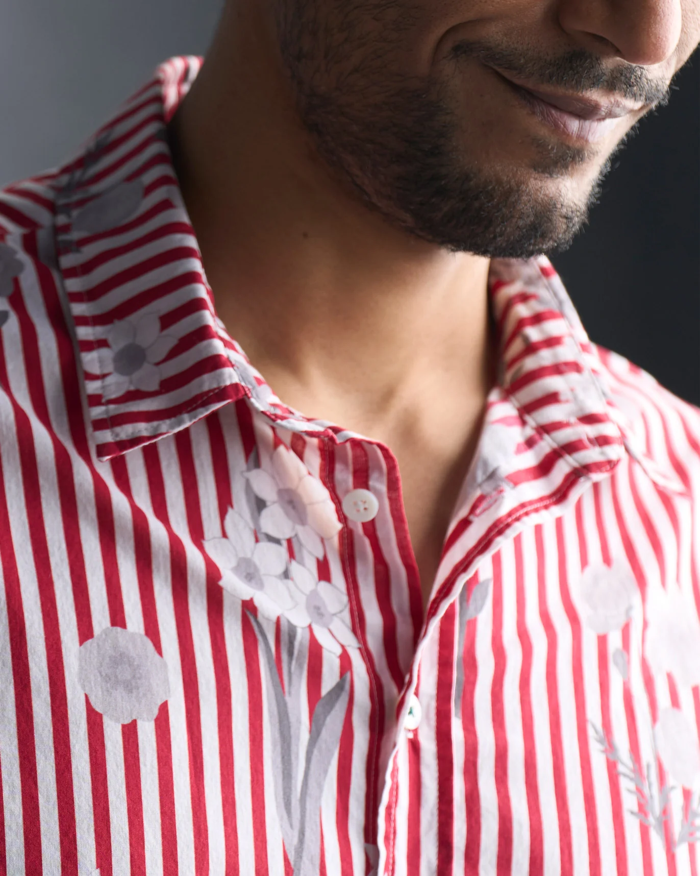 Half Sleeve Shirt - Red - Image 2