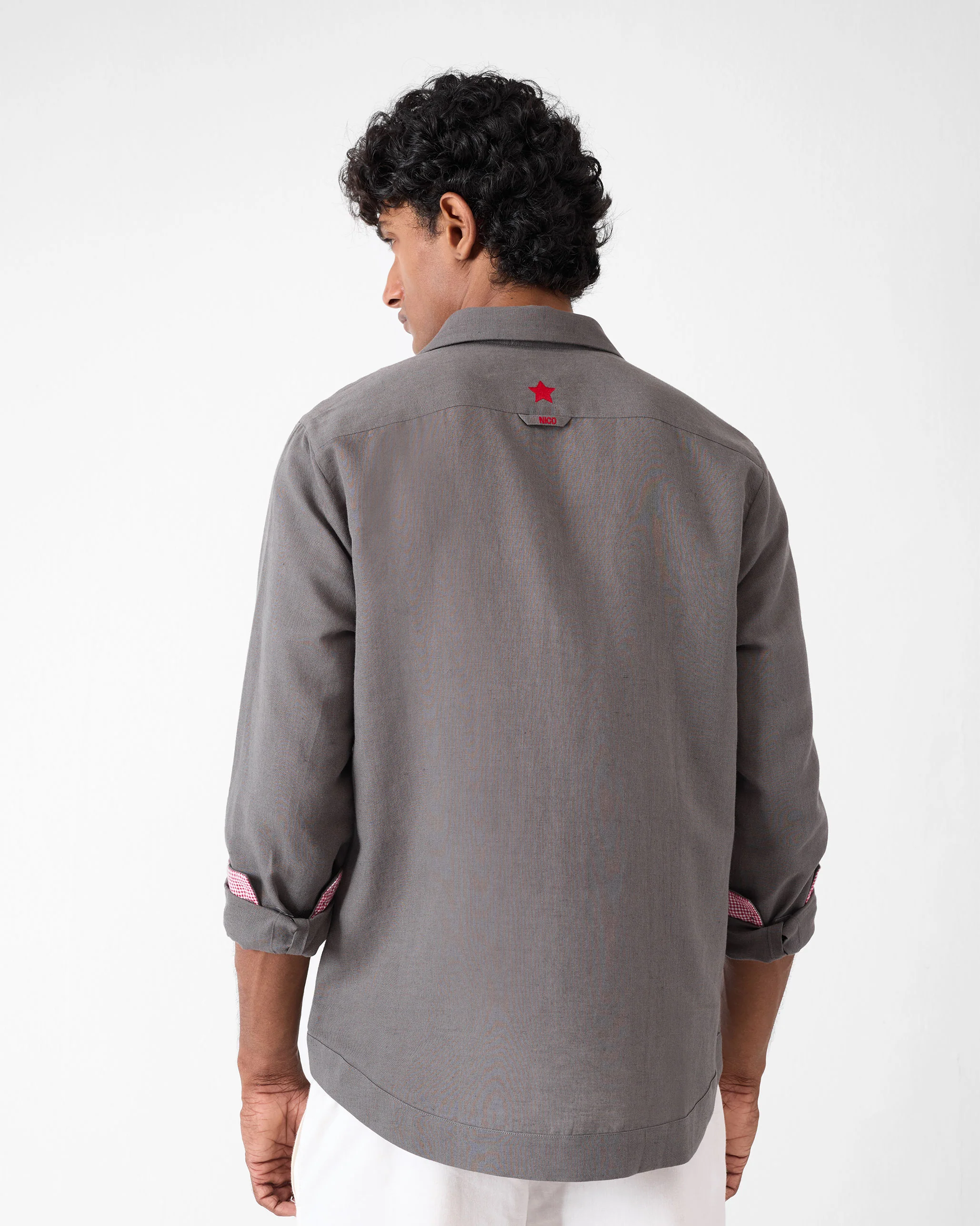 Hampi Shirt - Charcoal - Image 2
