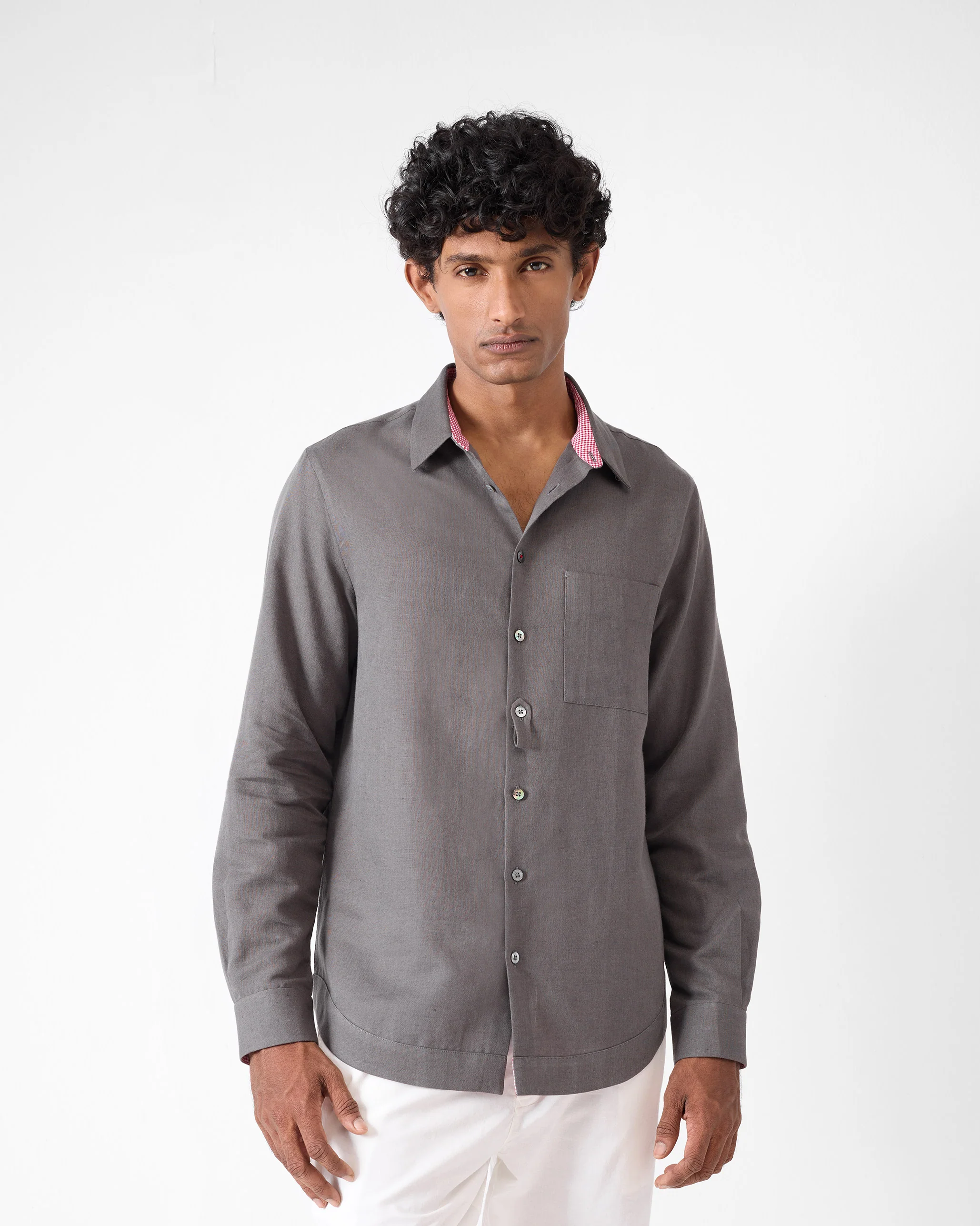 Hampi Shirt - Charcoal - Image 7