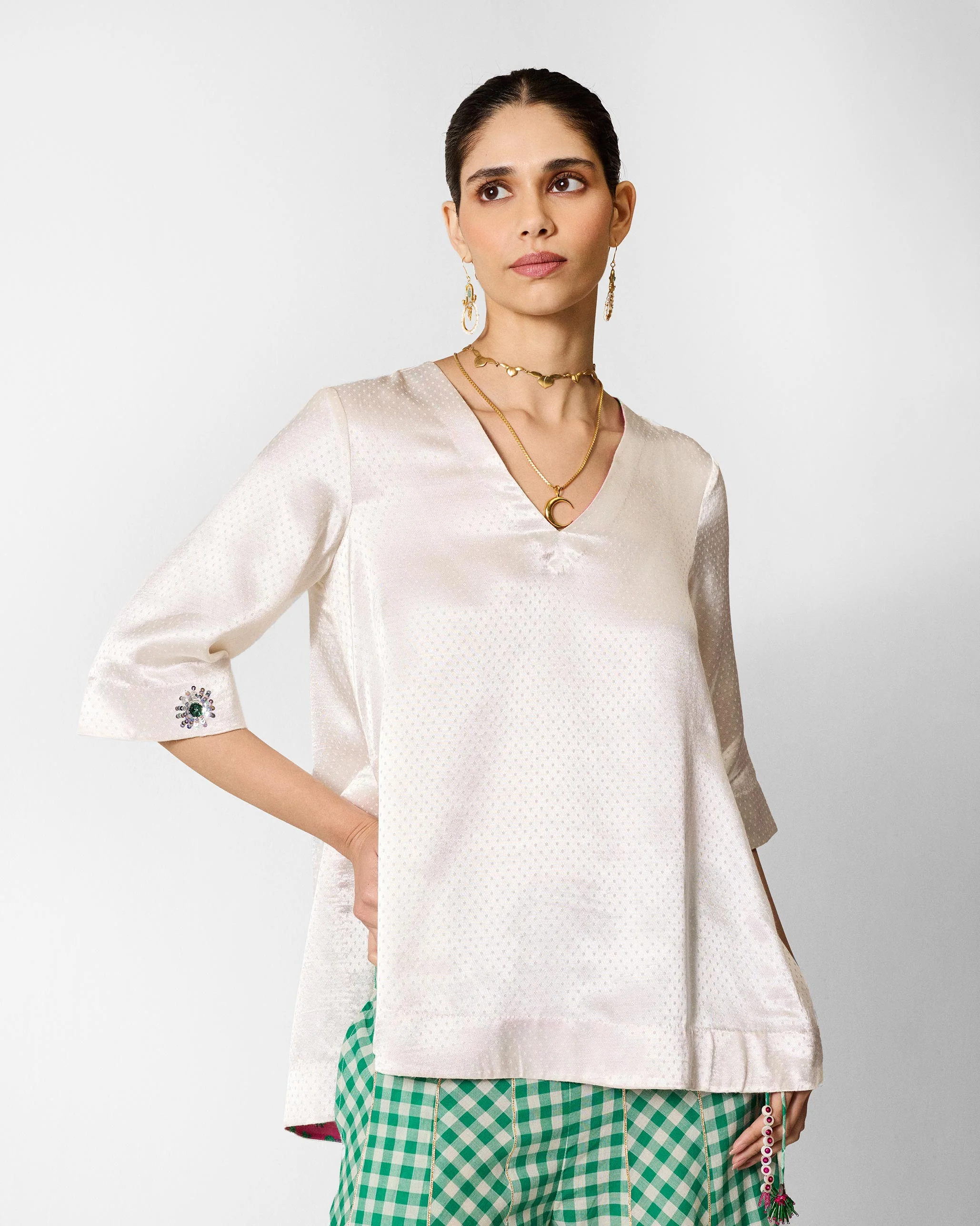 Hampi Top - Ivory
