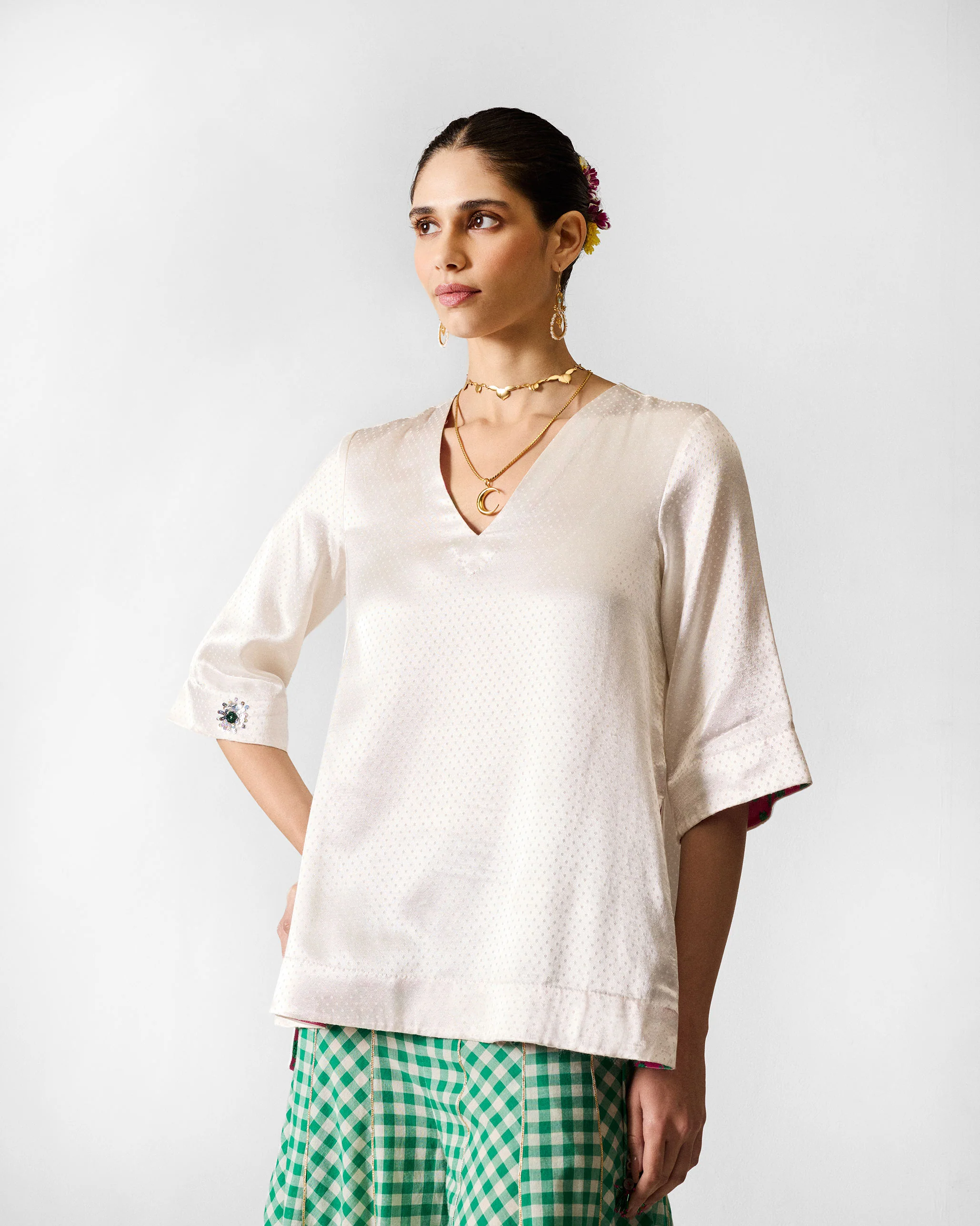Hampi Top - Ivory - Image 4