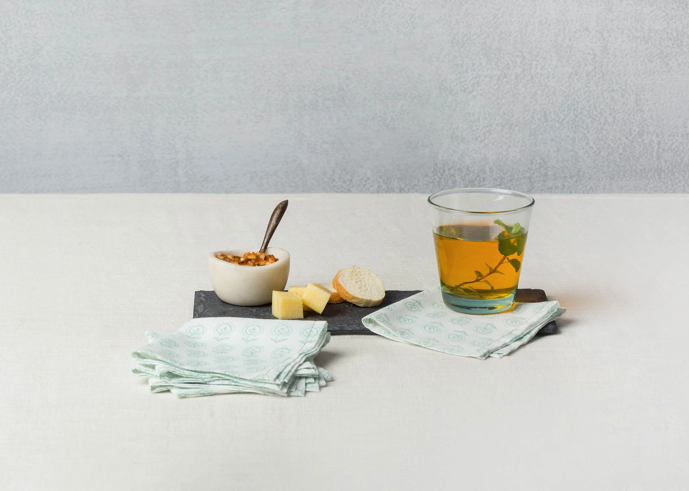 Hana Cocktail Napkins (Set of 6) - Jade - Image 3