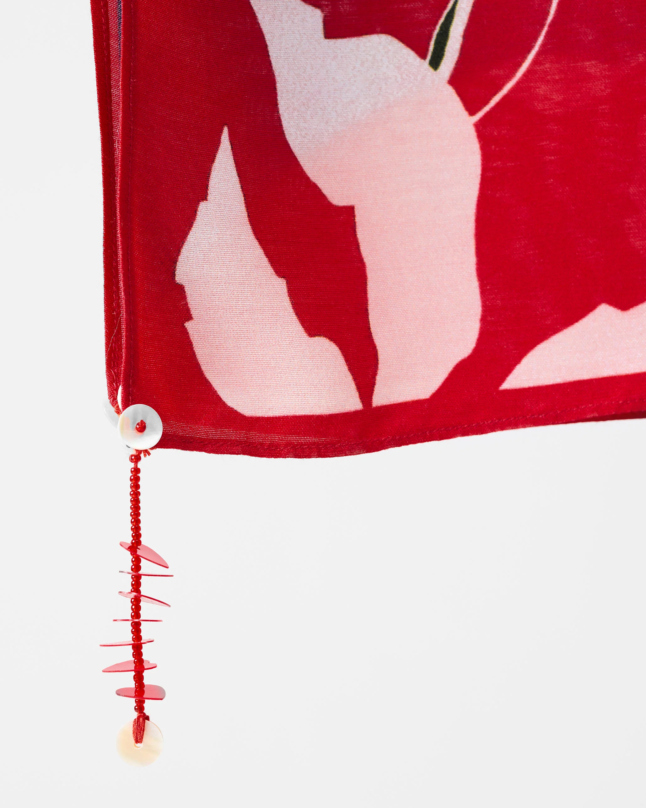Hana Scarf - Blue & Red - Image 3