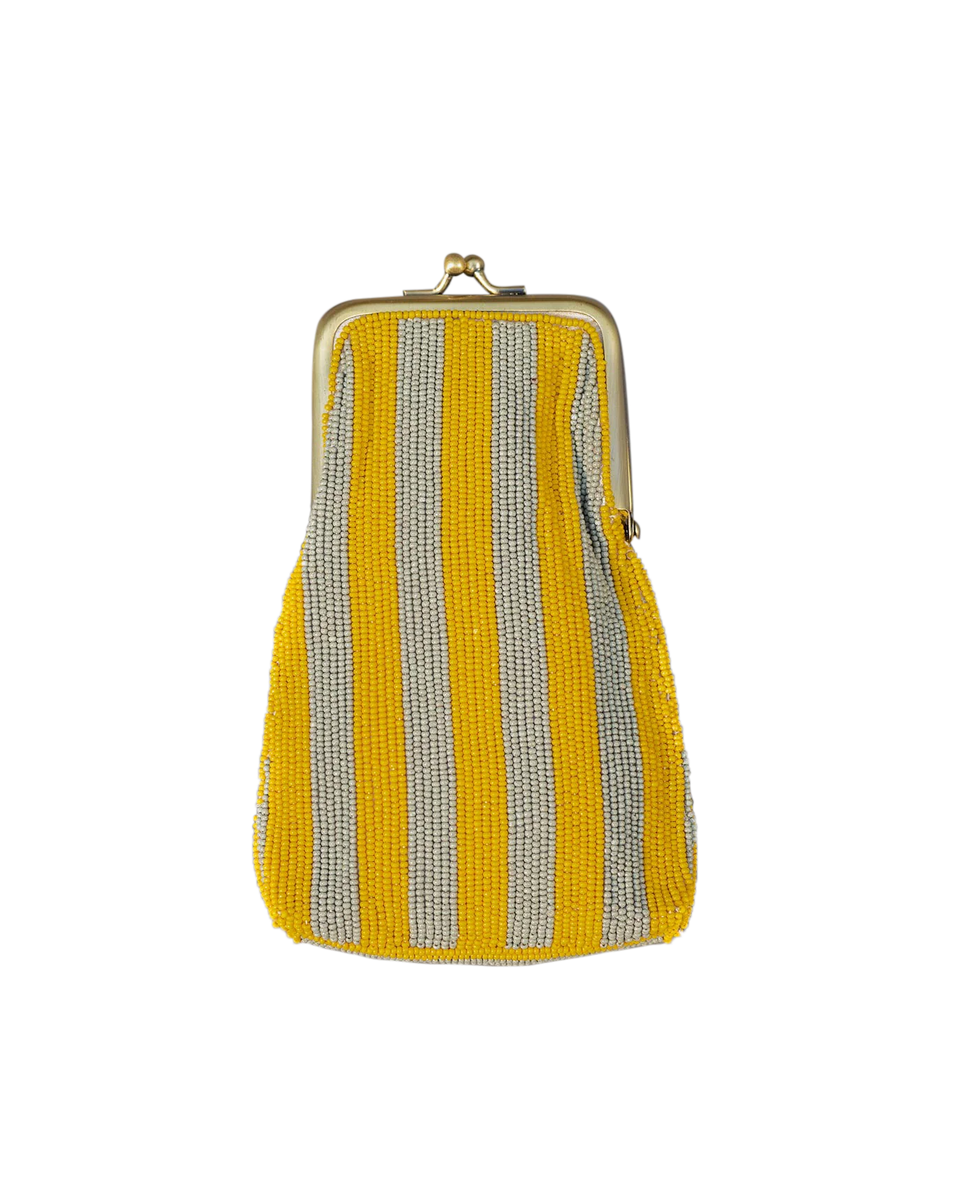 Hana Spectacle Case - Yellow & Grey Stripe - Image 4
